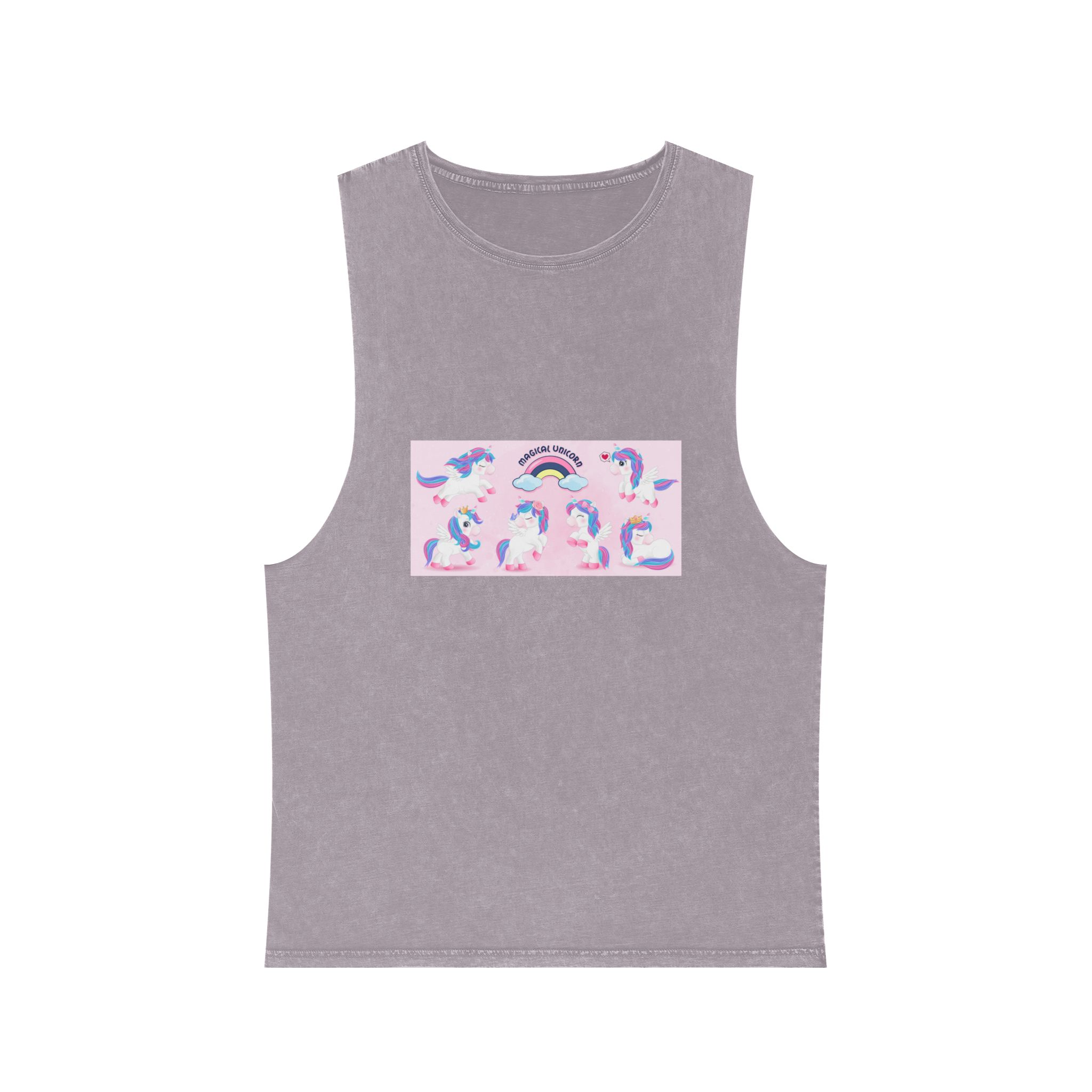 Unicorn V494 Unisex Stonewash Tank Top - Image 17