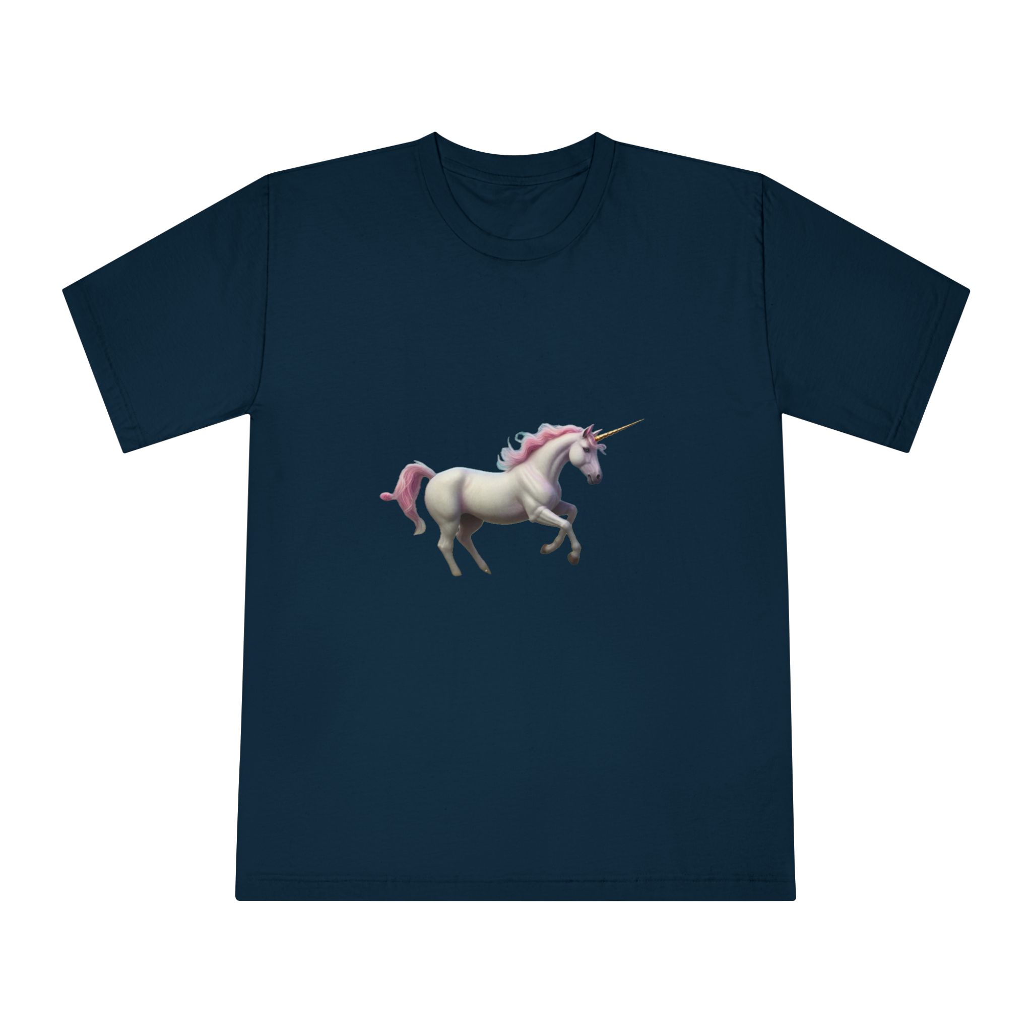 Beautiful Unicorn Running Magical Meadow Unicorn Background Images Whimsical Unicorn (54) Unisex Classic Crewneck T Shirt - Image 17