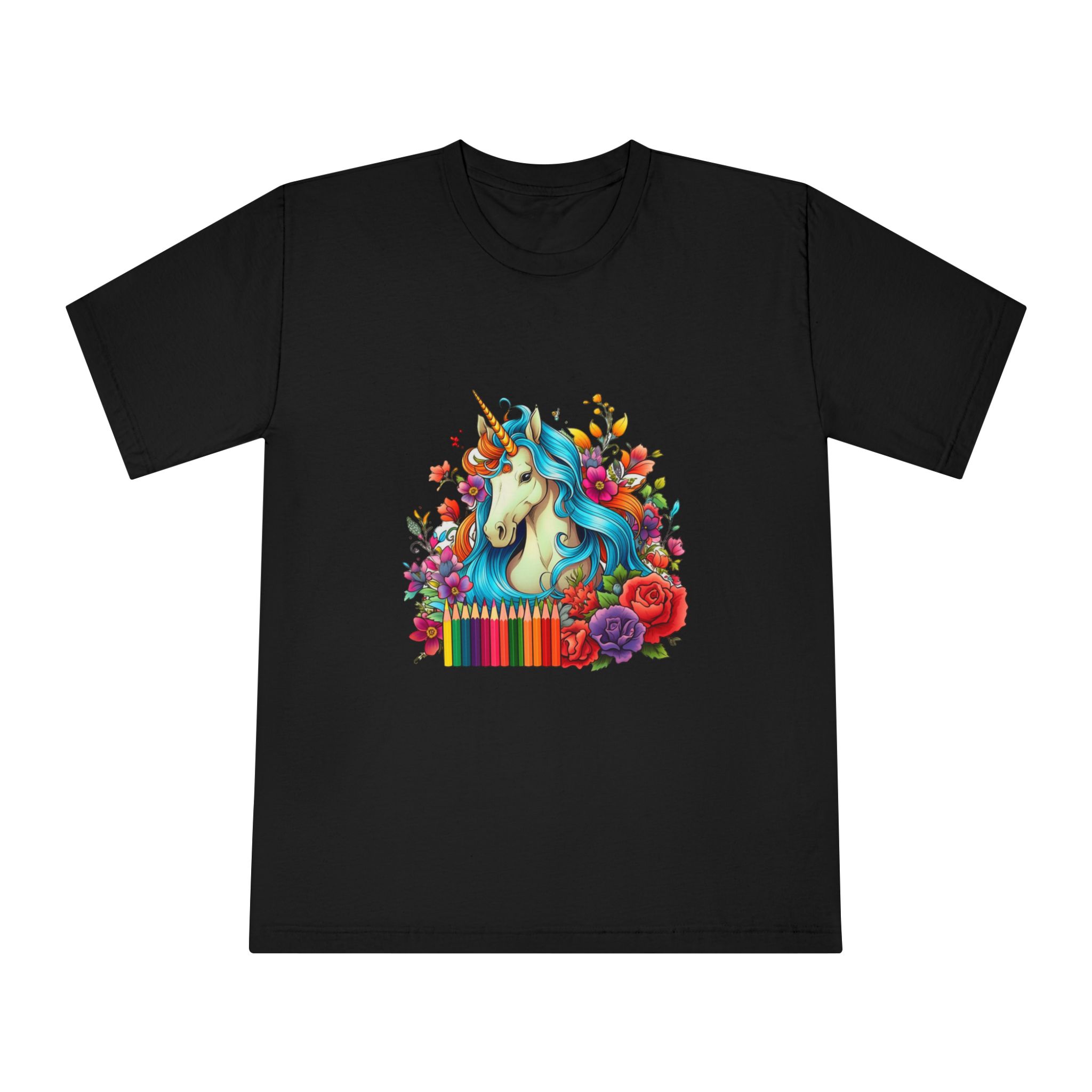 Unicorns 378 Unisex Classic Crewneck T Shirt - Image 5