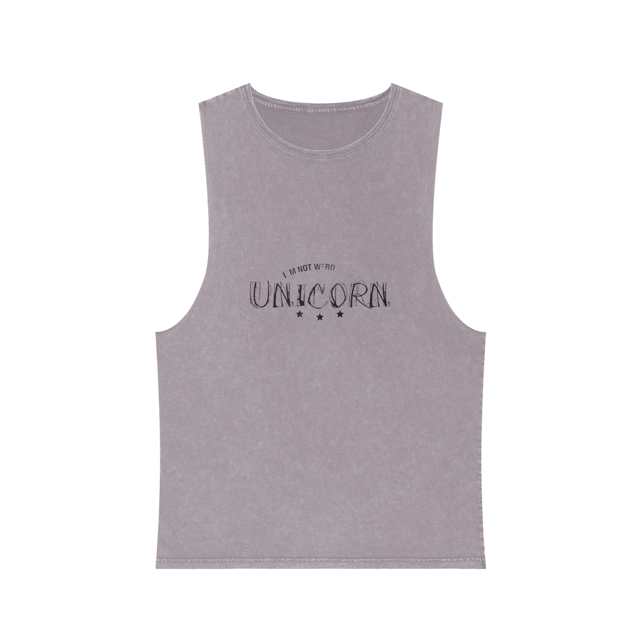 I Am Not Werd I Am An Unicorn Unisex Stonewash Tank Top - Image 17