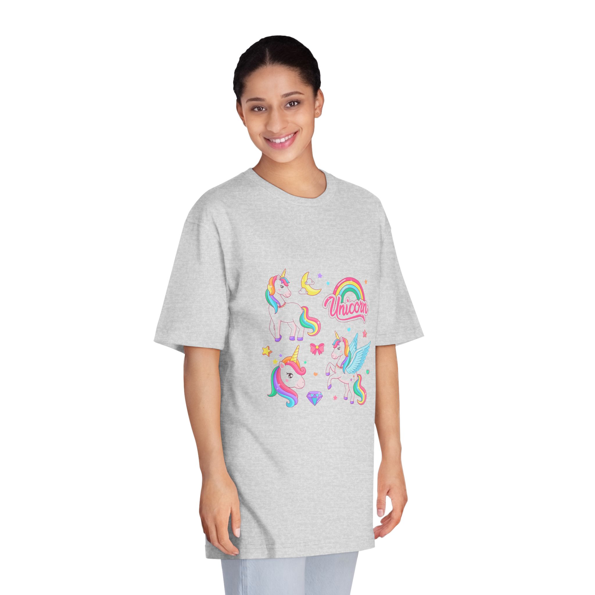 Unicorn V628 Unisex Classic Crewneck T Shirt - Image 15
