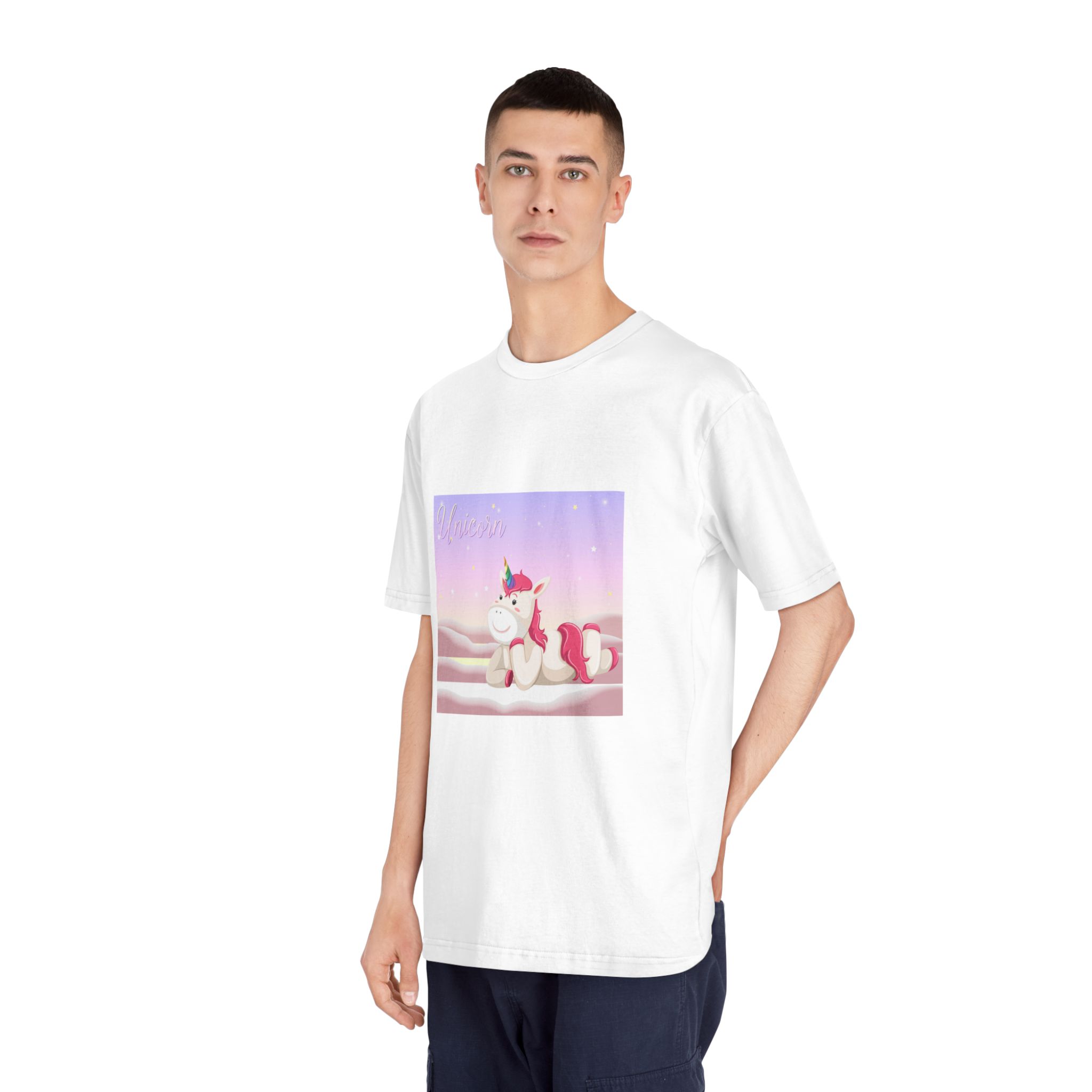 Unicorn V519 Unisex Classic Crewneck T Shirt - Image 4