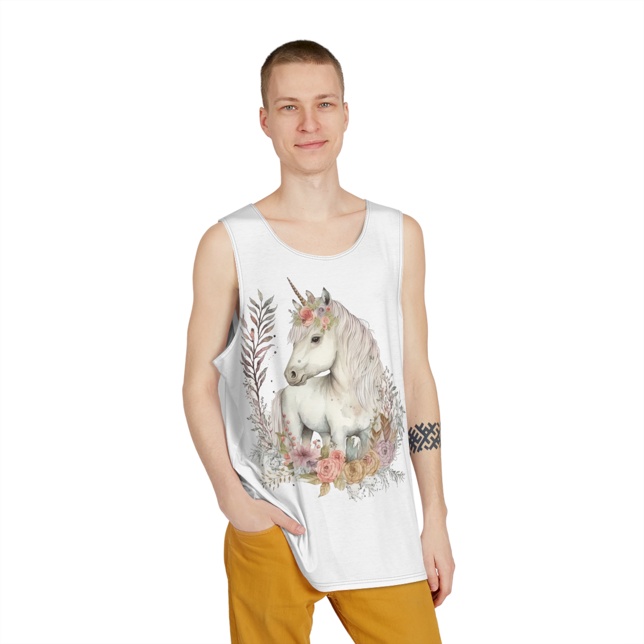 Unicorns 136 Mens Tank Aop - Image 3