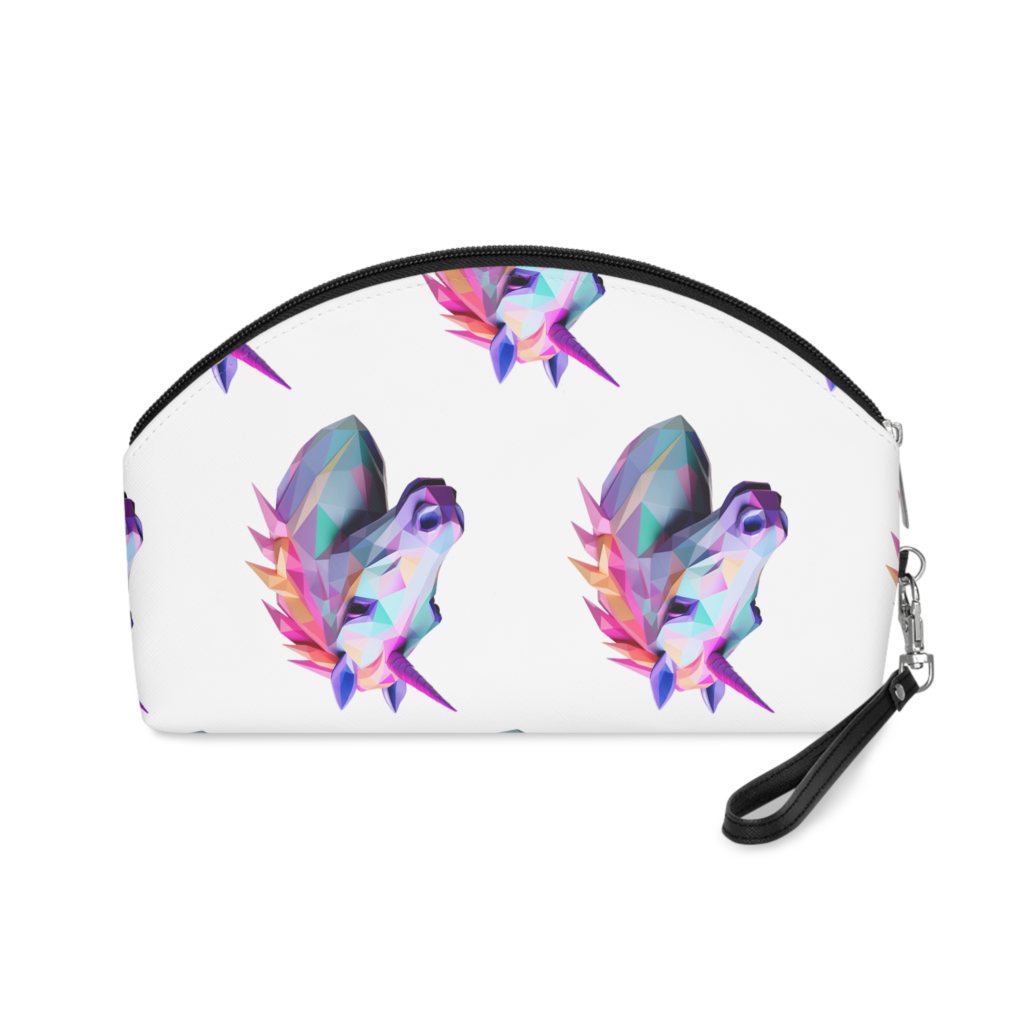 Fondo de “mythical Unicorn With Poly Style” Eliminado Makeup Bag - Image 2