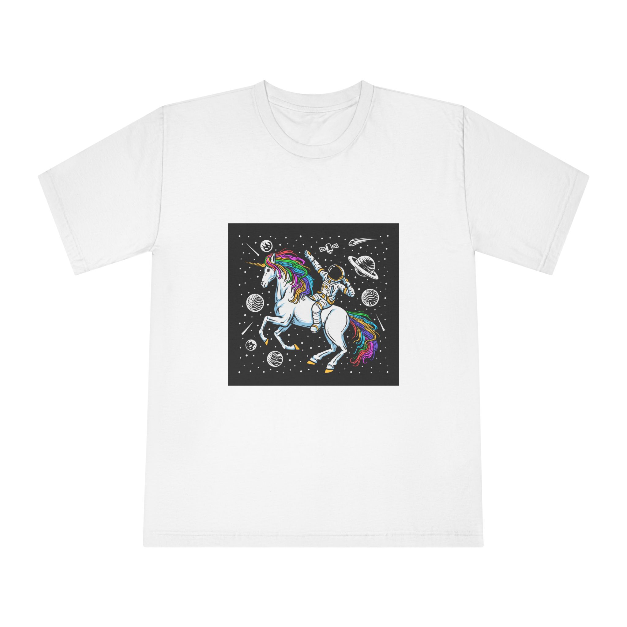 Astronaut Unicorn Unisex Classic Crewneck T Shirt