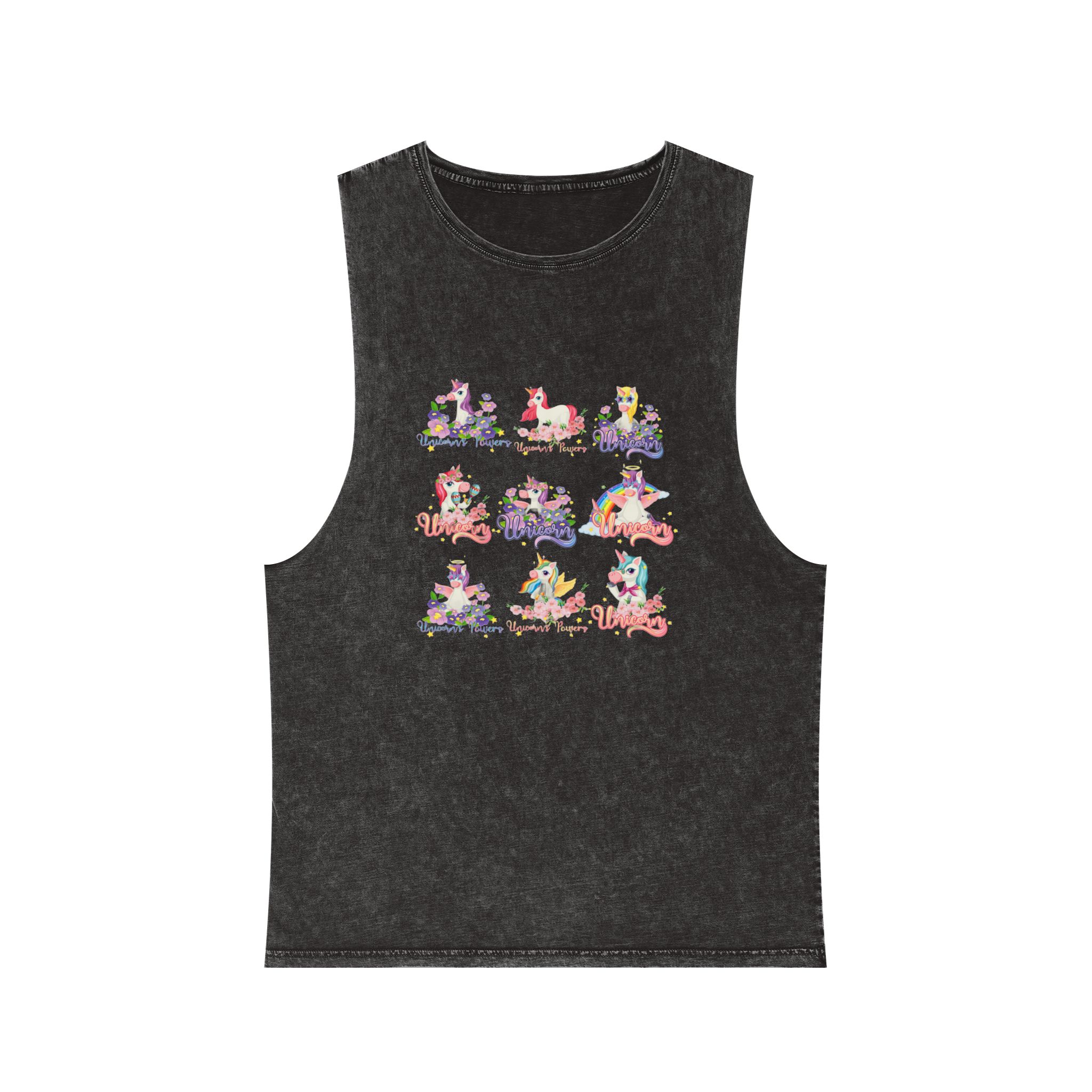 Unicorn V470 Unisex Stonewash Tank Top