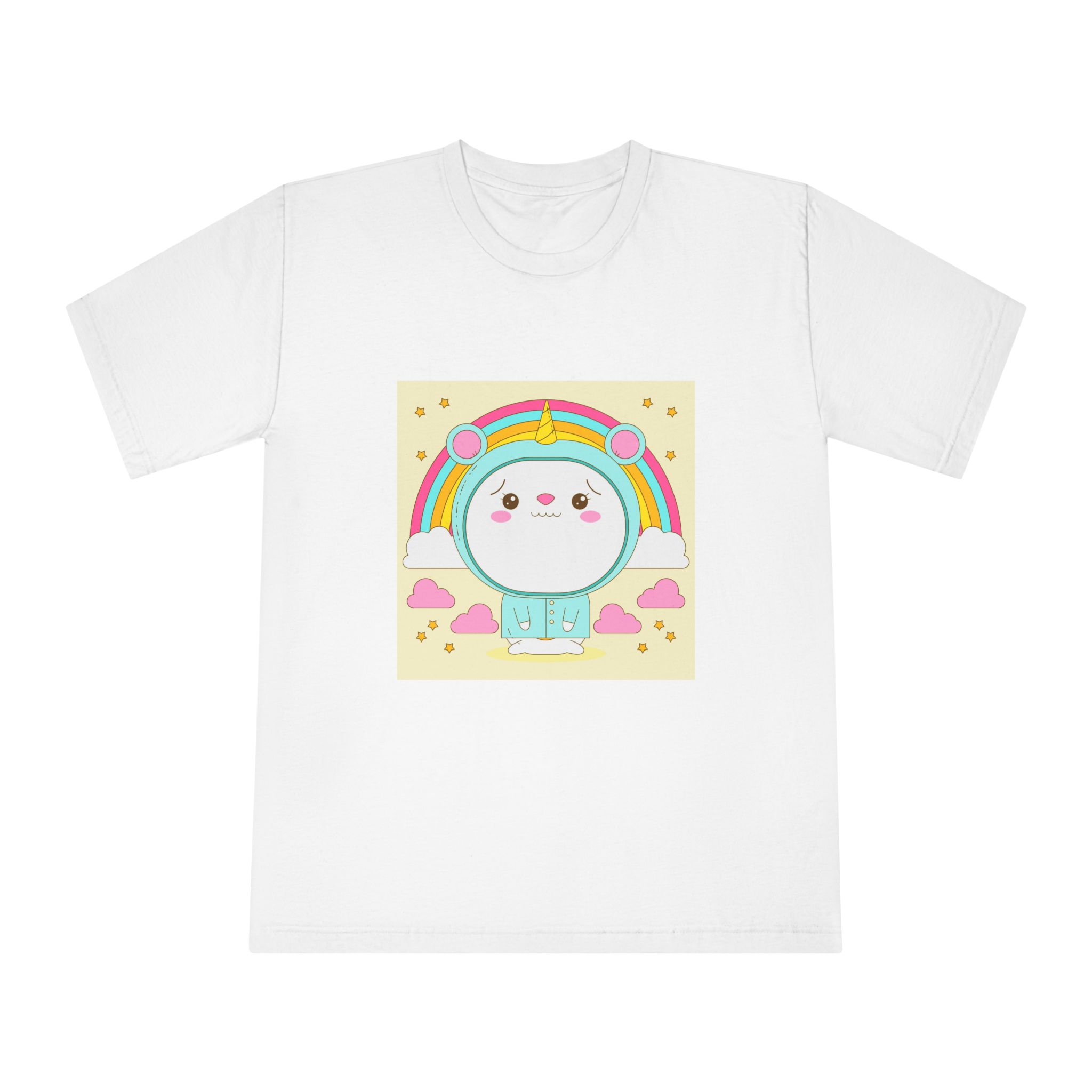 Hand Drawn Kawaii Animal Unisex Classic Crewneck T Shirt