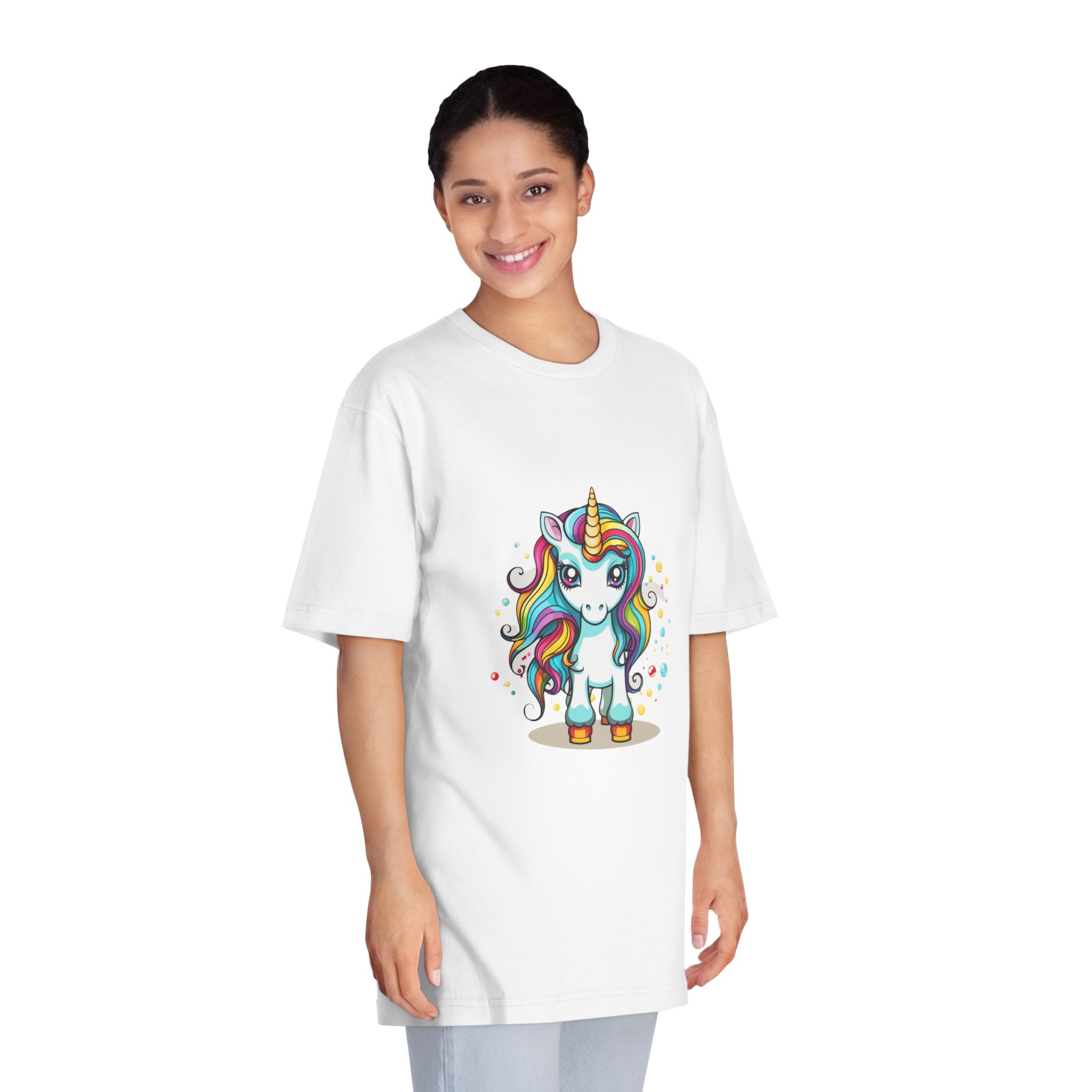 Unicorns 410 Unisex Classic Crewneck T Shirt - Image 3