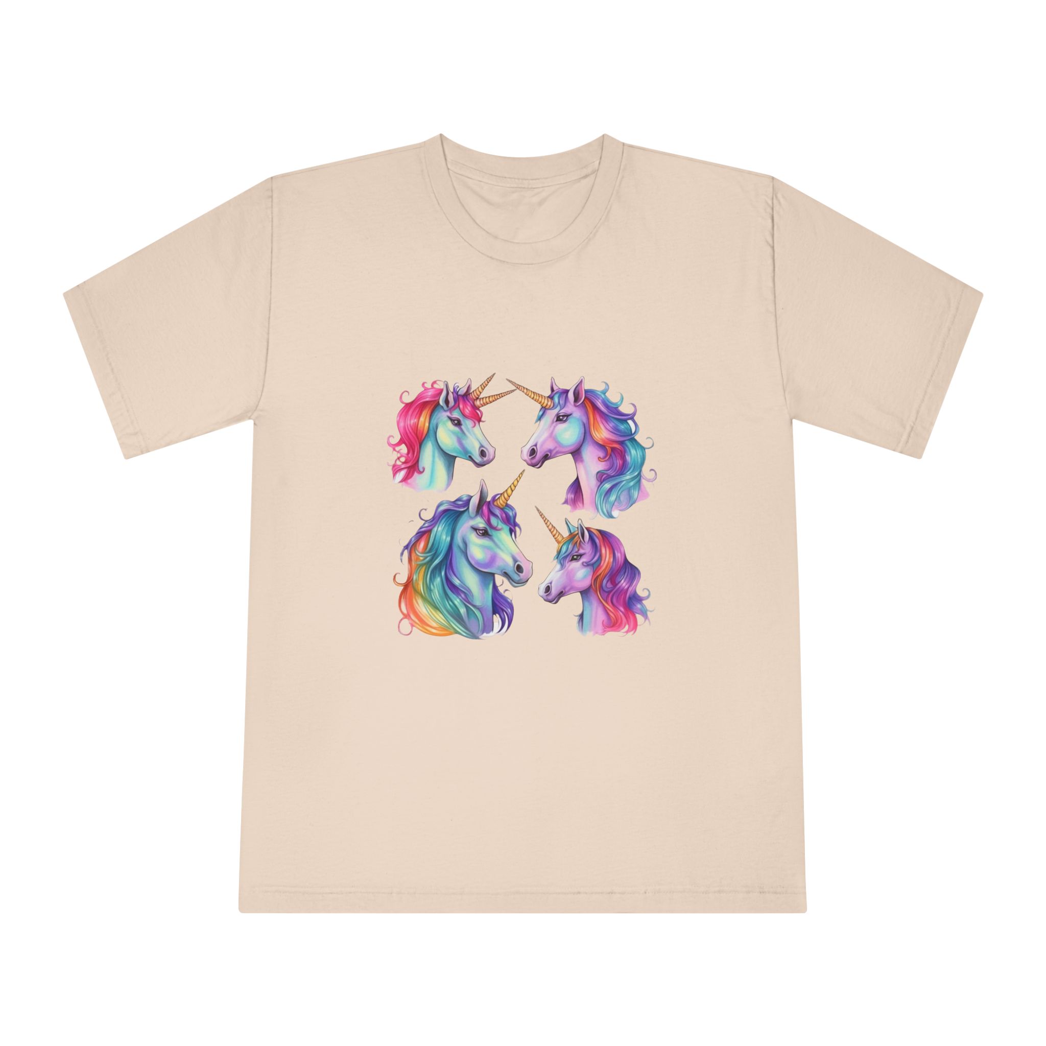 Unicorns 203 Unisex Classic Crewneck T Shirt - Image 9