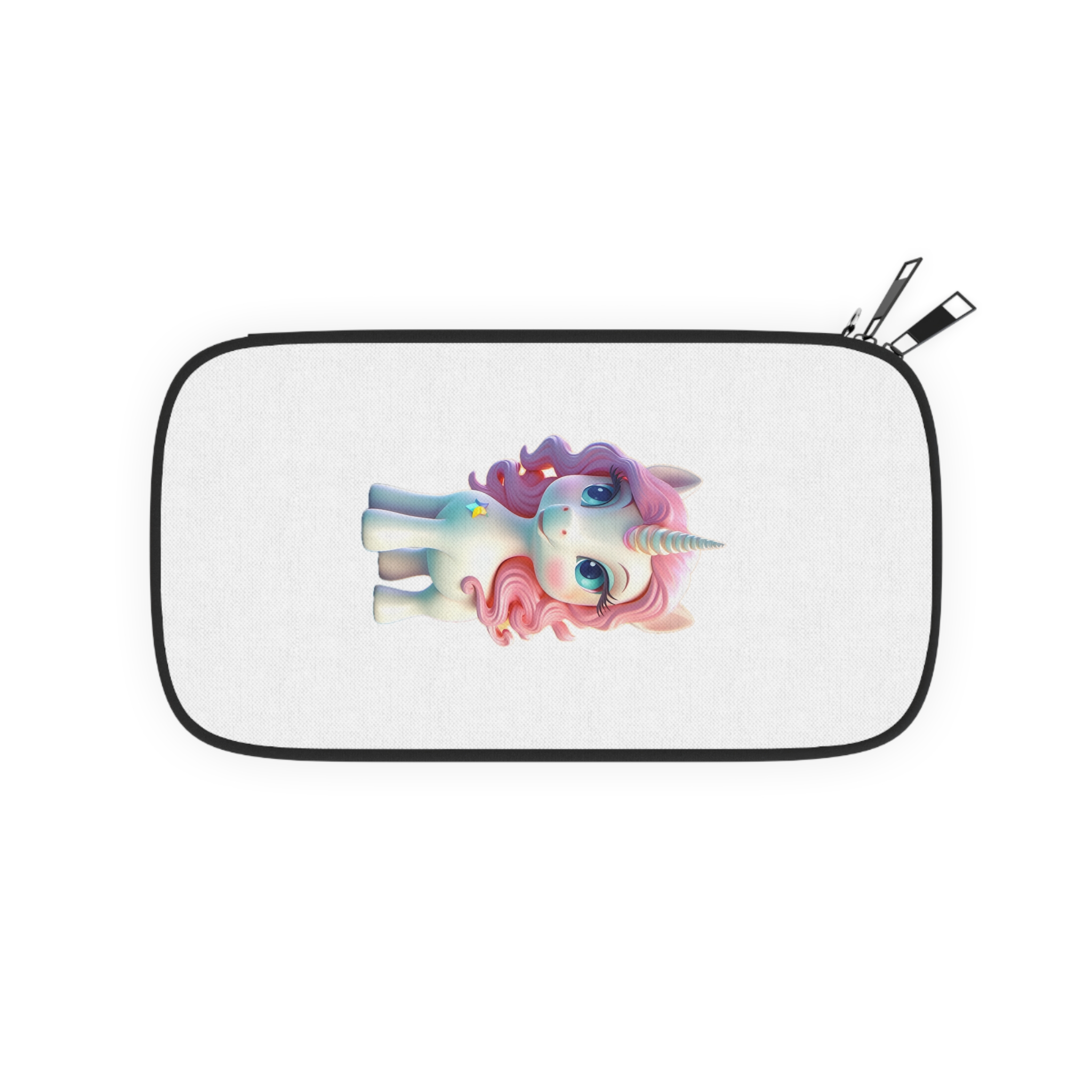 Colorful Cartoon Animated 3d Unicorn Children (14) Passport Wallet