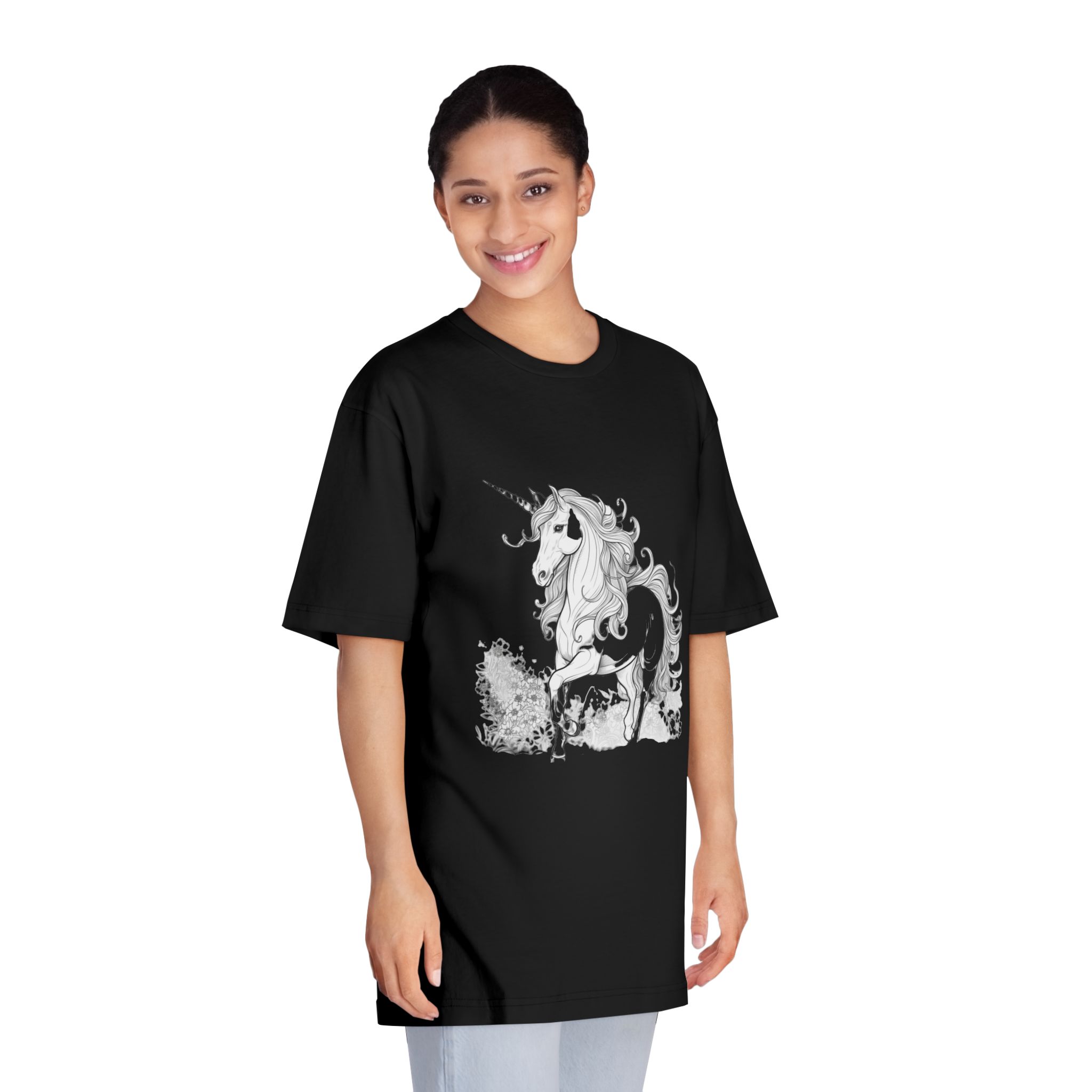 Unicorns 240 Unisex Classic Crewneck T Shirt - Image 7