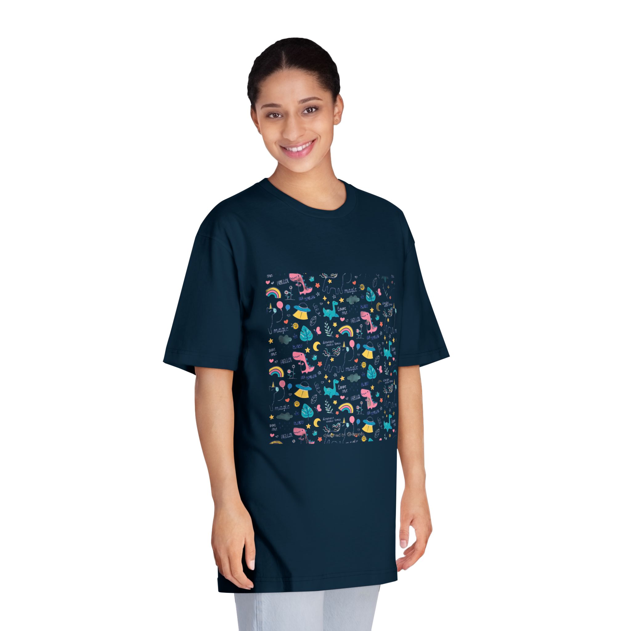 Unicorn V156 Unisex Classic Crewneck T Shirt - Image 19