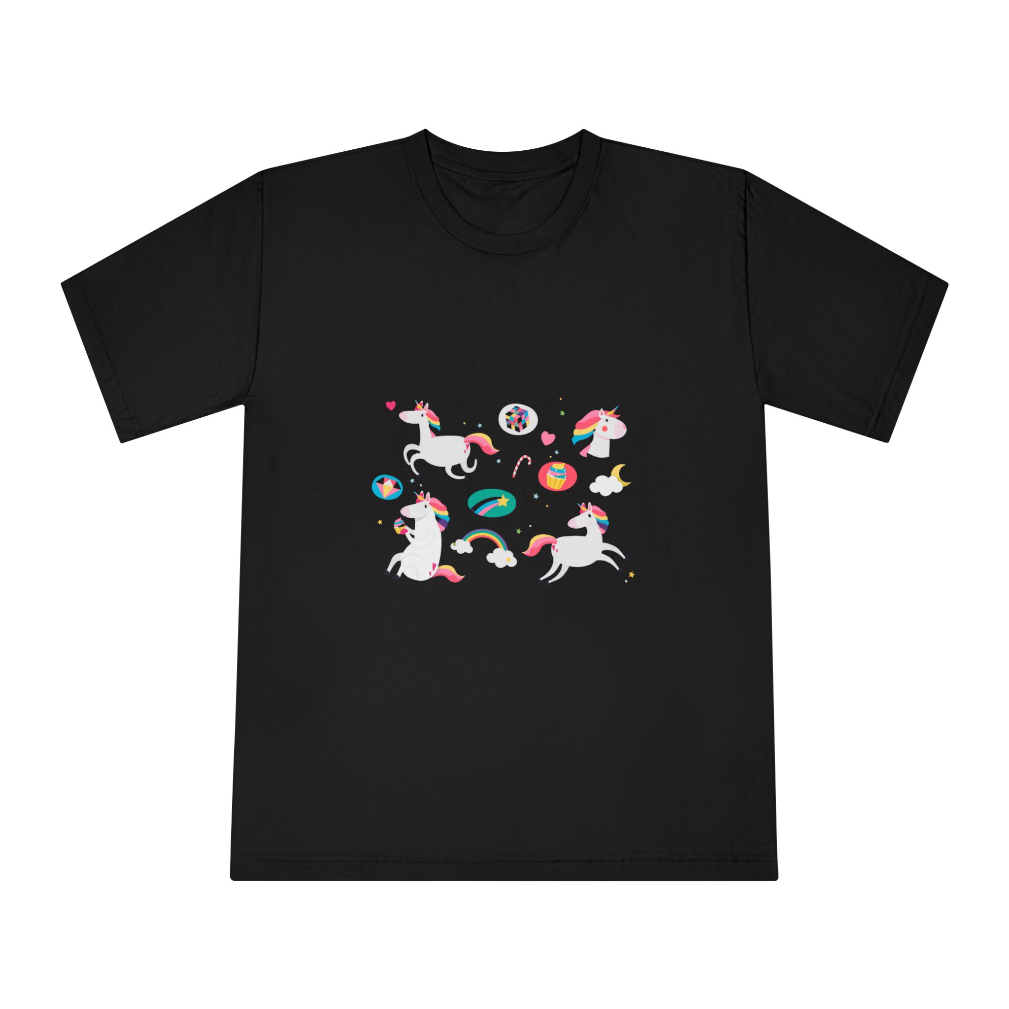 Unicorns 65 Unisex Classic Crewneck T Shirt - Image 5