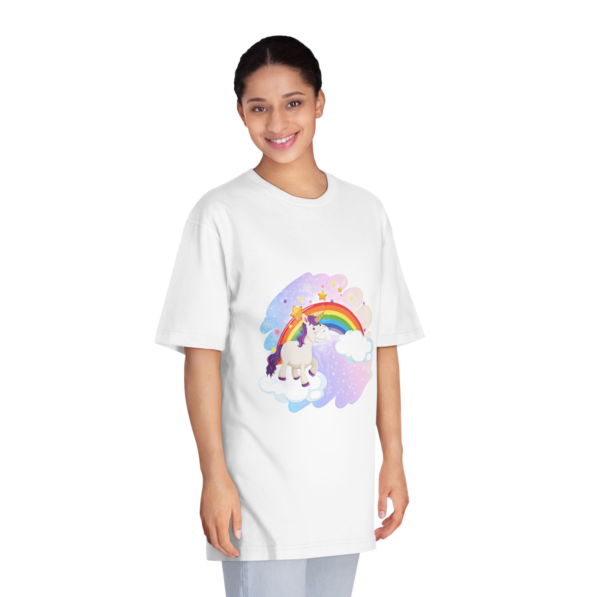 Unicorn V612 Unisex Classic Crewneck T Shirt - Image 3