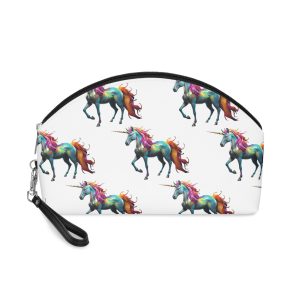 Mythical Unicorn With Oil Spill Colors Fotor Bg Remover 2023110415173 Makeup Bag
