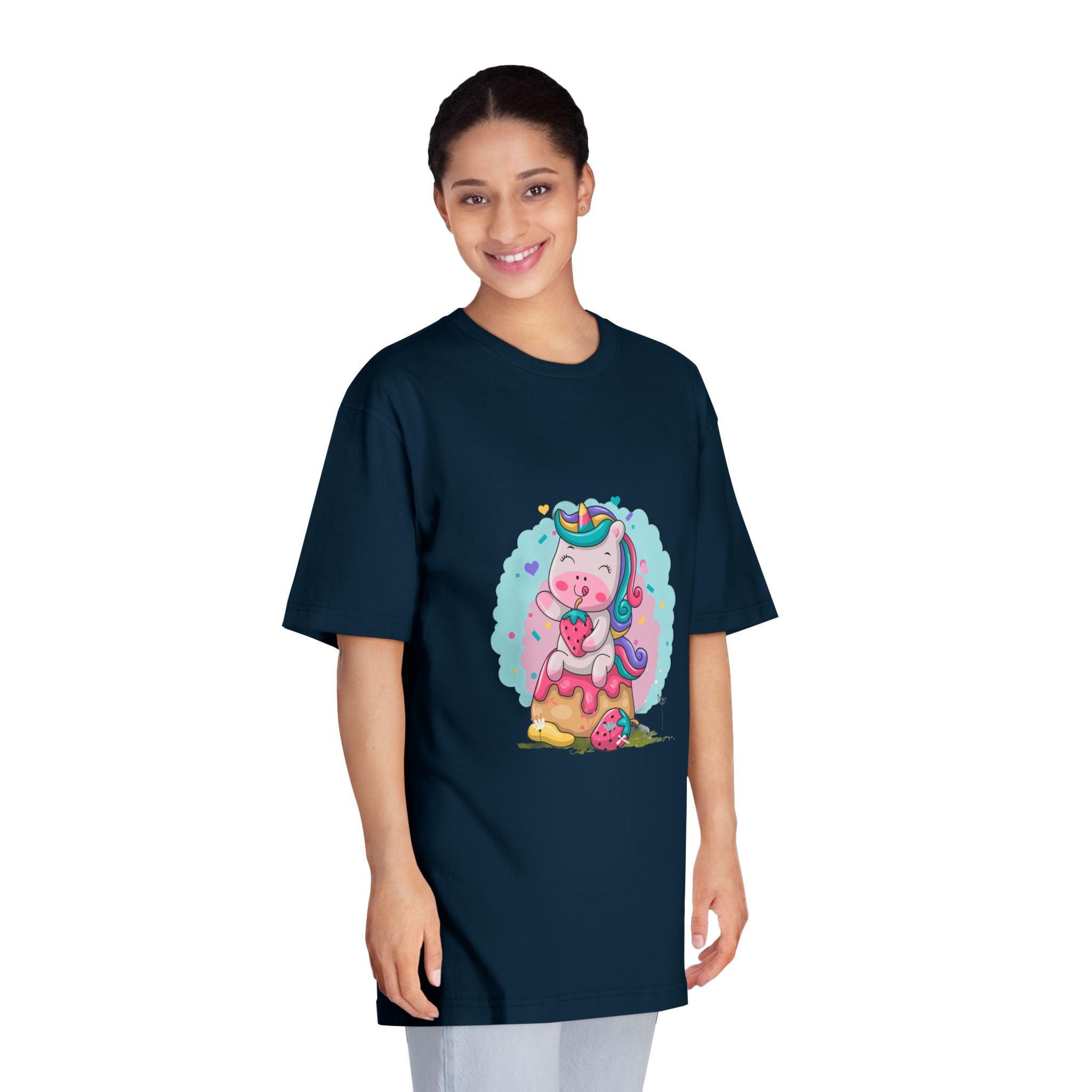 Unicorn V548 Unisex Classic Crewneck T Shirt - Image 19