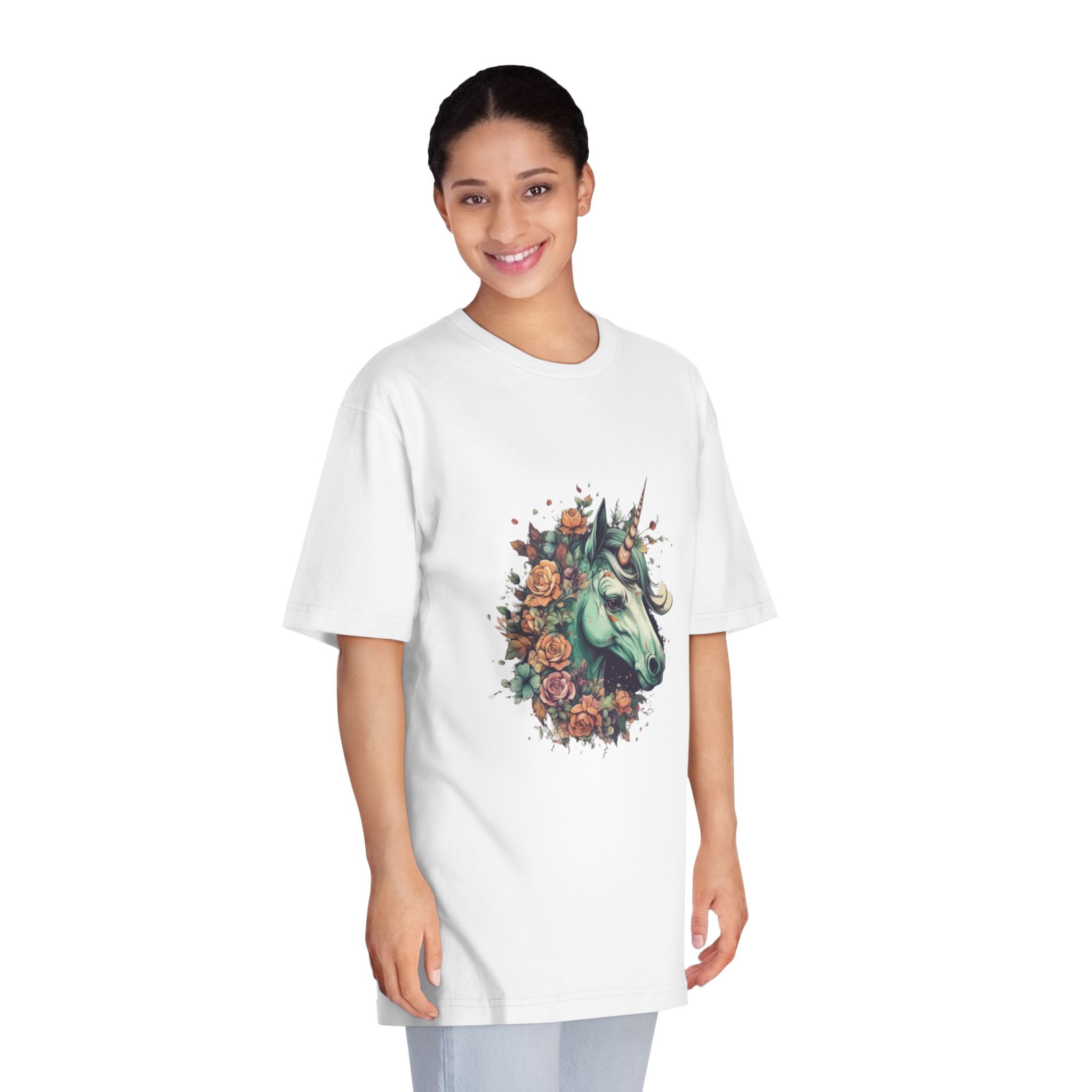 Unicorns 206 Unisex Classic Crewneck T Shirt - Image 3