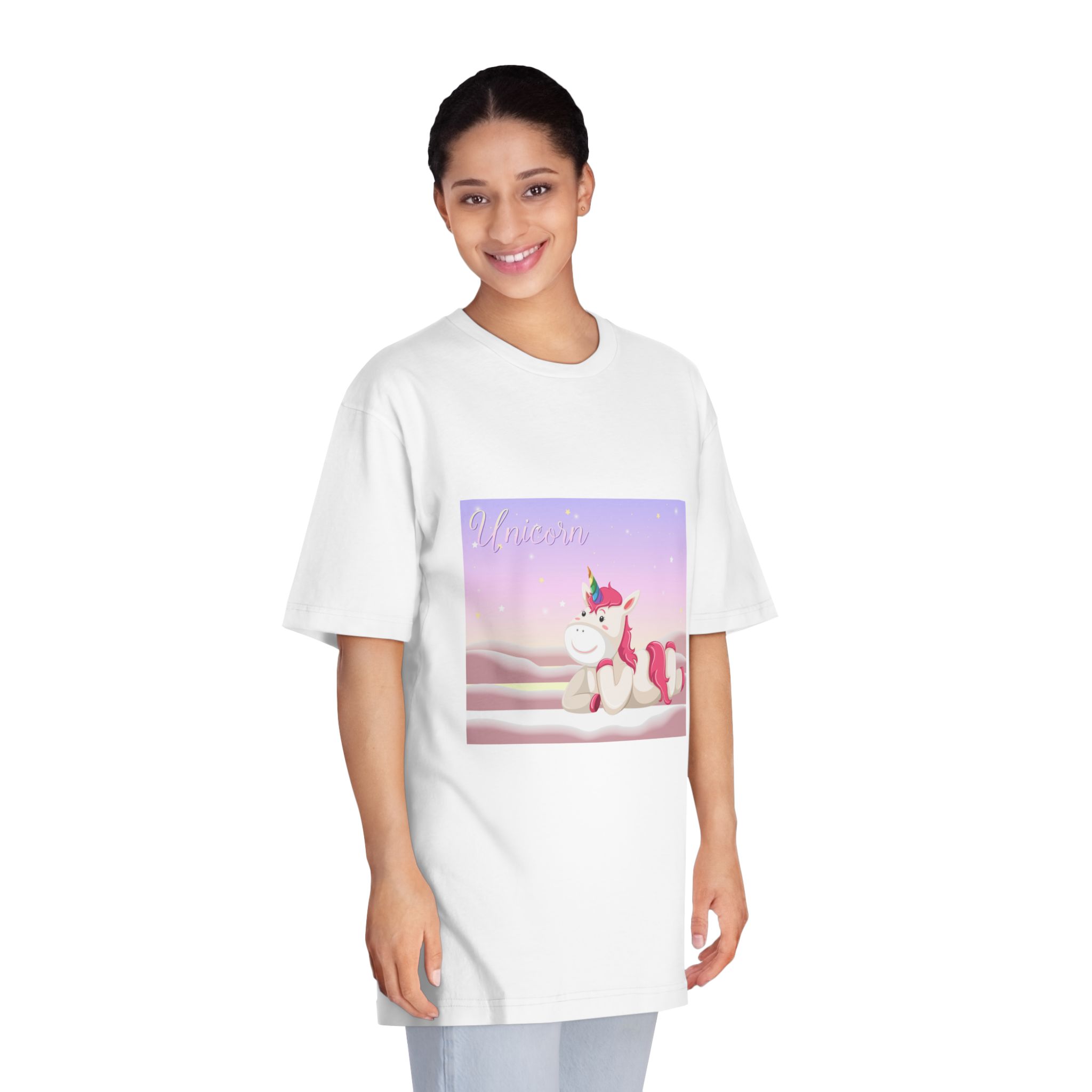 Unicorn V519 Unisex Classic Crewneck T Shirt - Image 3