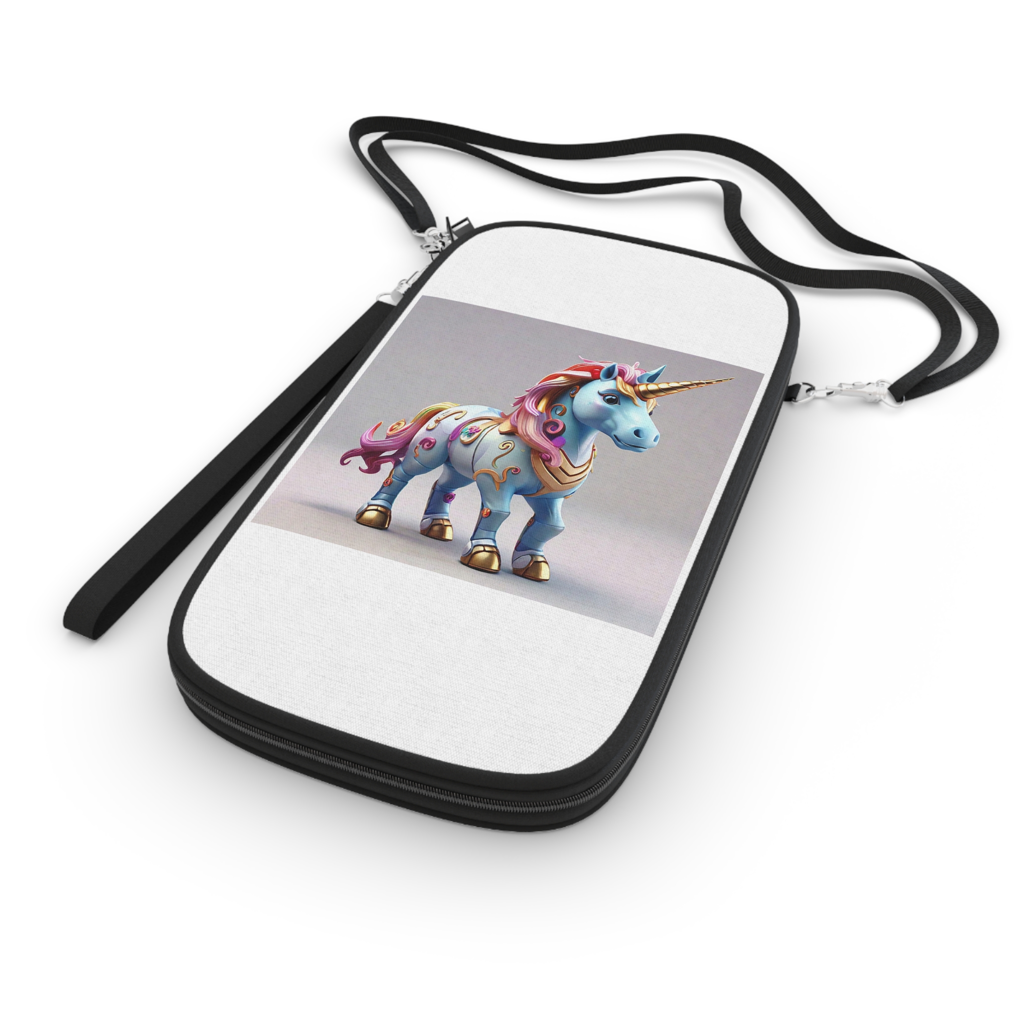 Animated Unicorn Children Generated By Ai (1) Passport Wallet - Image 3
