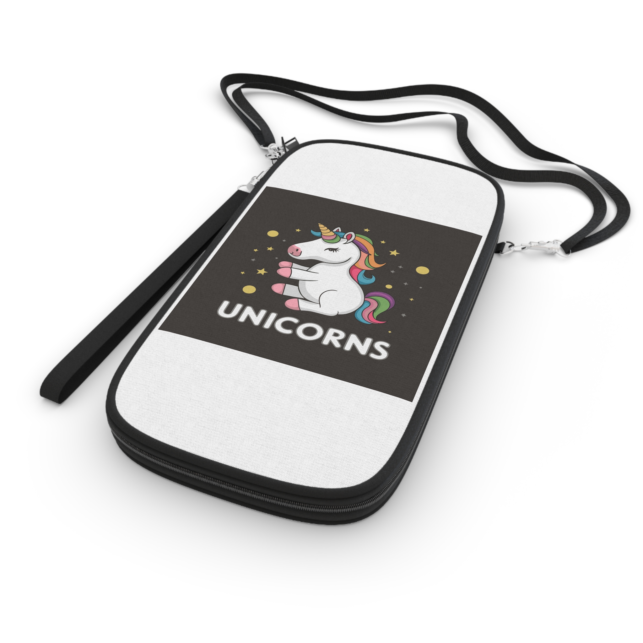 Cute Unicorn Illustration T Shirt Design Unicorn Vector Unicorn Princess Cartoon Vector Passport Wallet - Image 3