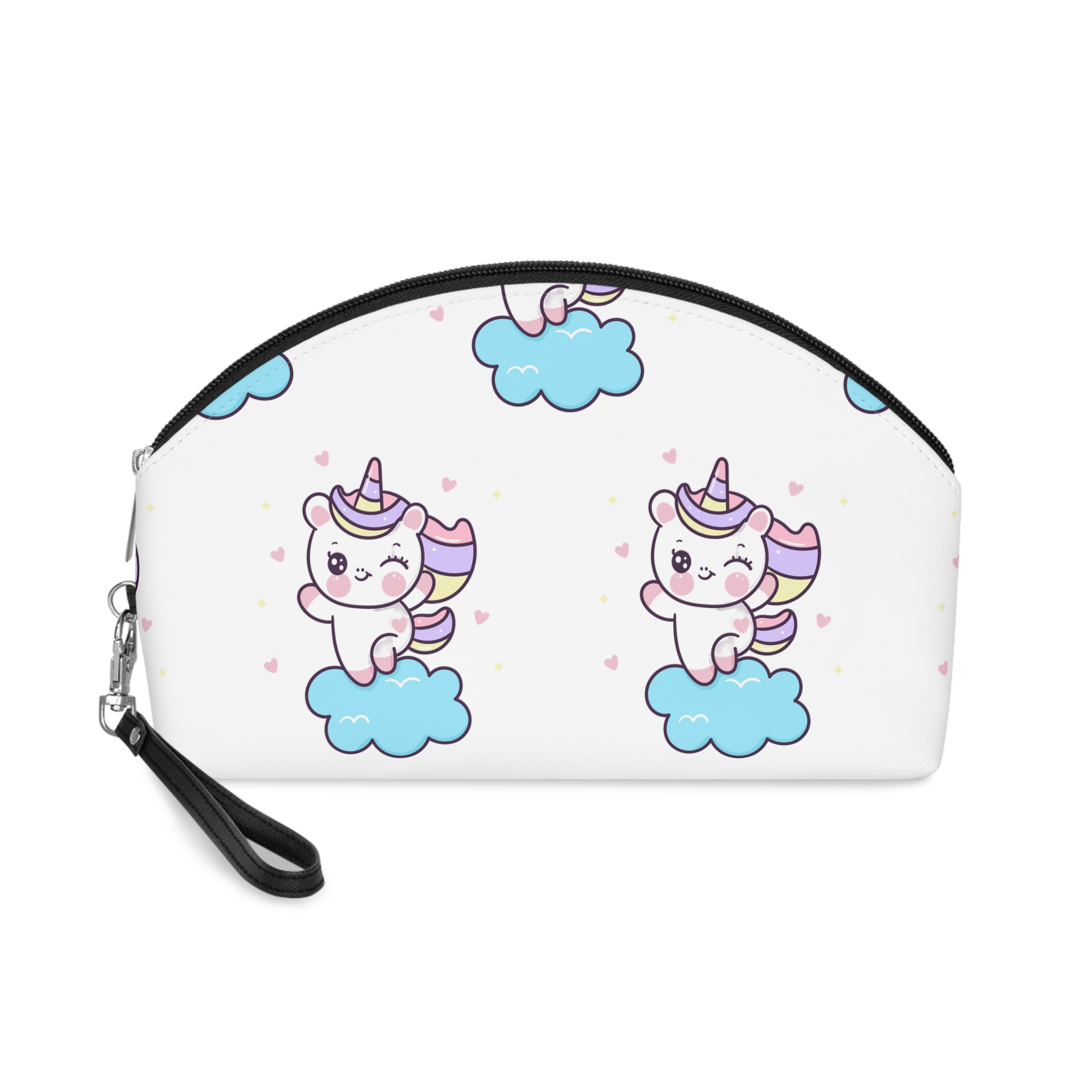Unicorn Cloud Kawaii Animal Cartoon Fairytale Character Makeup Bag