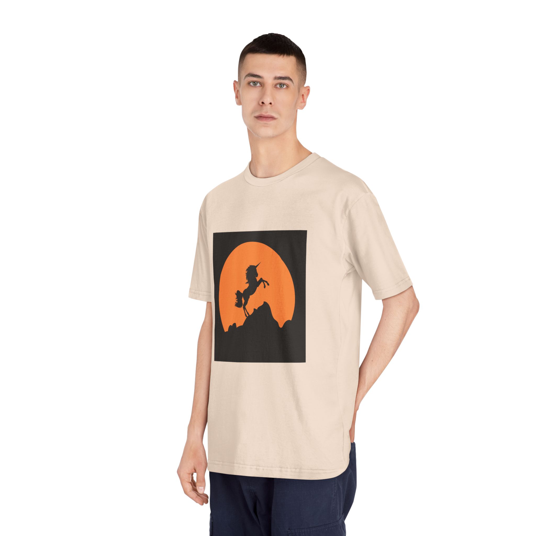 Unicorn Silhouette Unisex Classic Crewneck T Shirt - Image 12