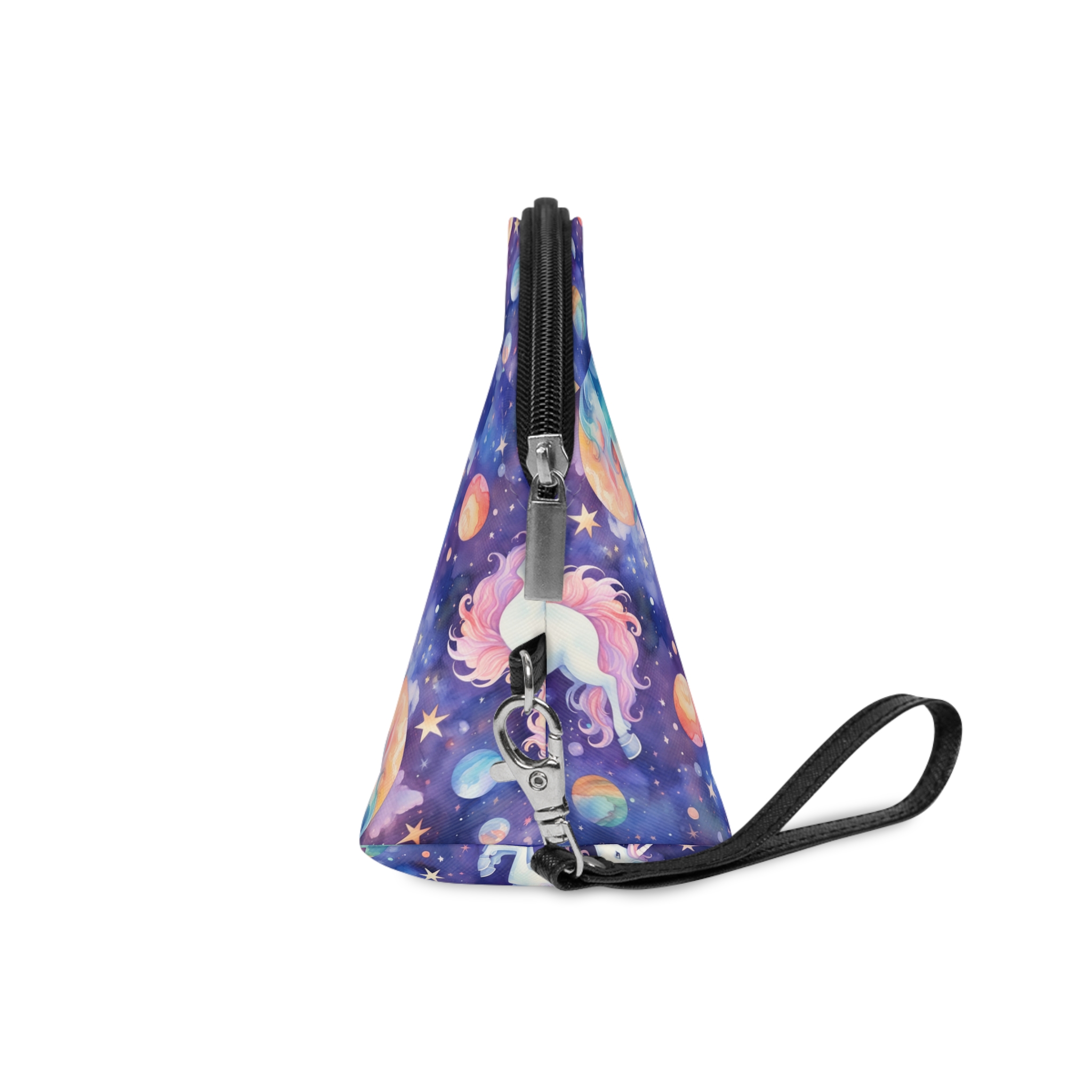 There Is Unicorn That Is Flying Through Sky Generative Ai Makeup Bag - Image 3