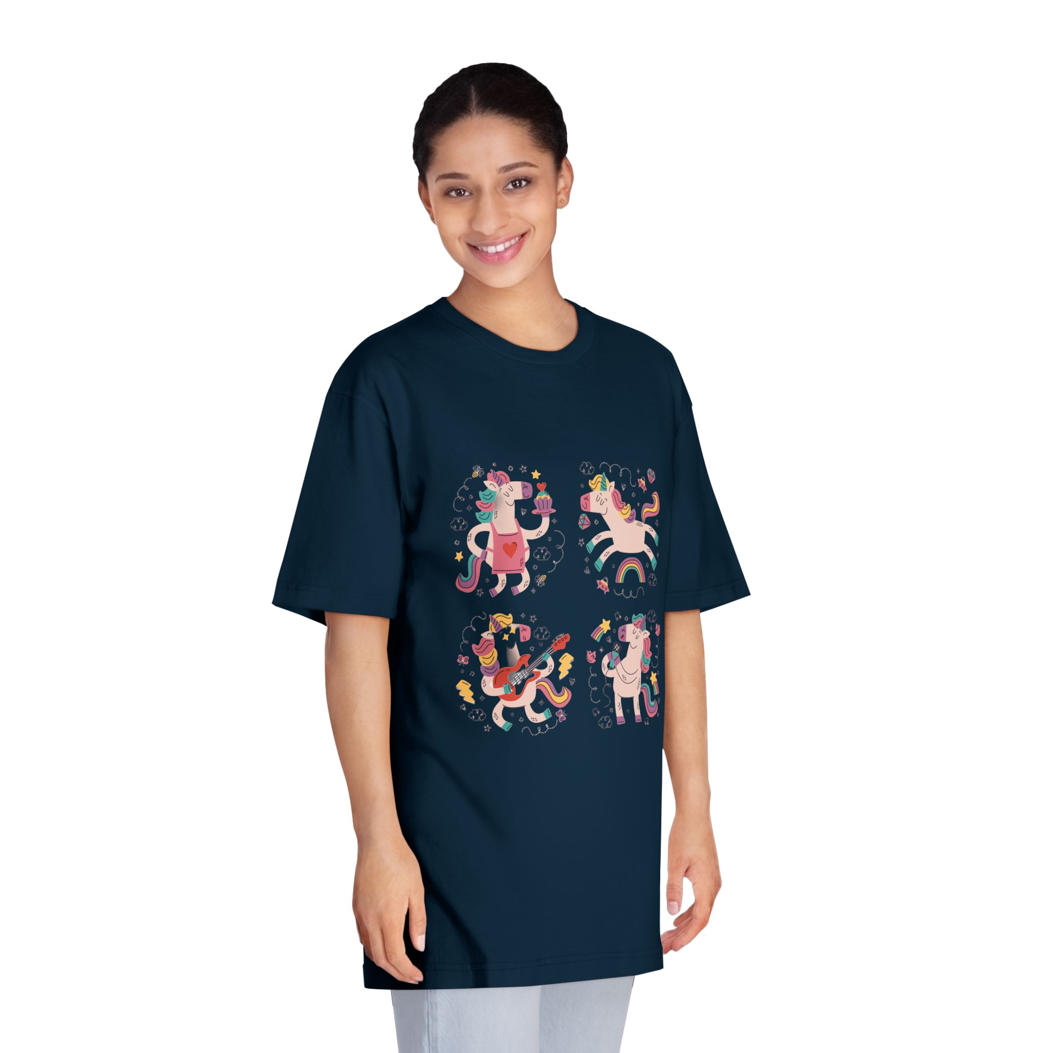 Unicorn V842 Unisex Classic Crewneck T Shirt - Image 19