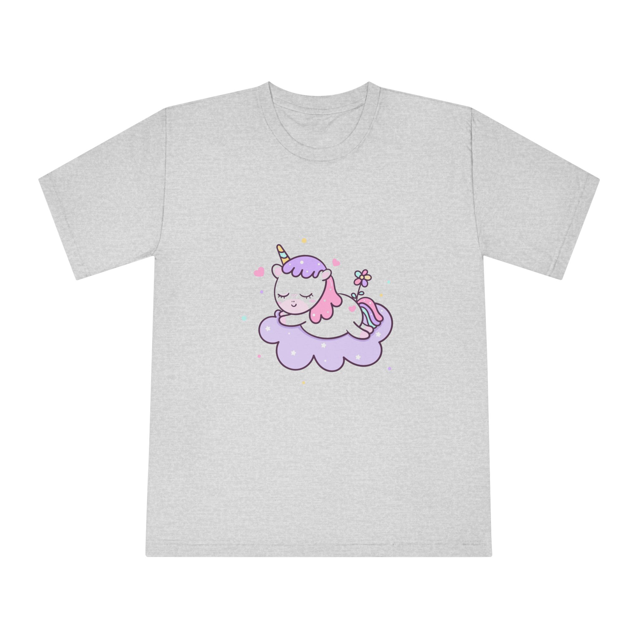 Cute Unicorn Vector Sweet Dream Sky Unisex Classic Crewneck T Shirt - Image 13
