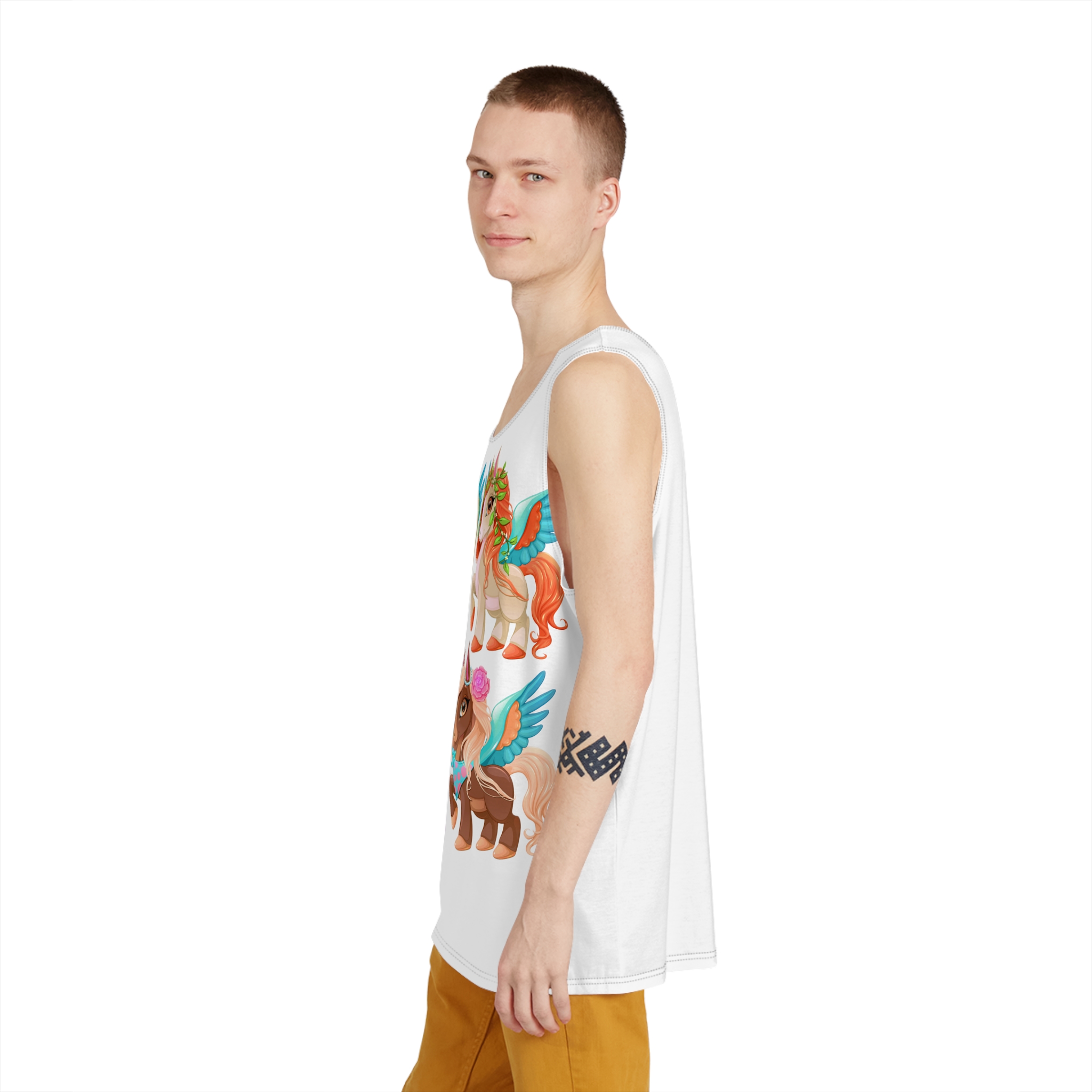 Unicorn V578 Mens Tank Aop