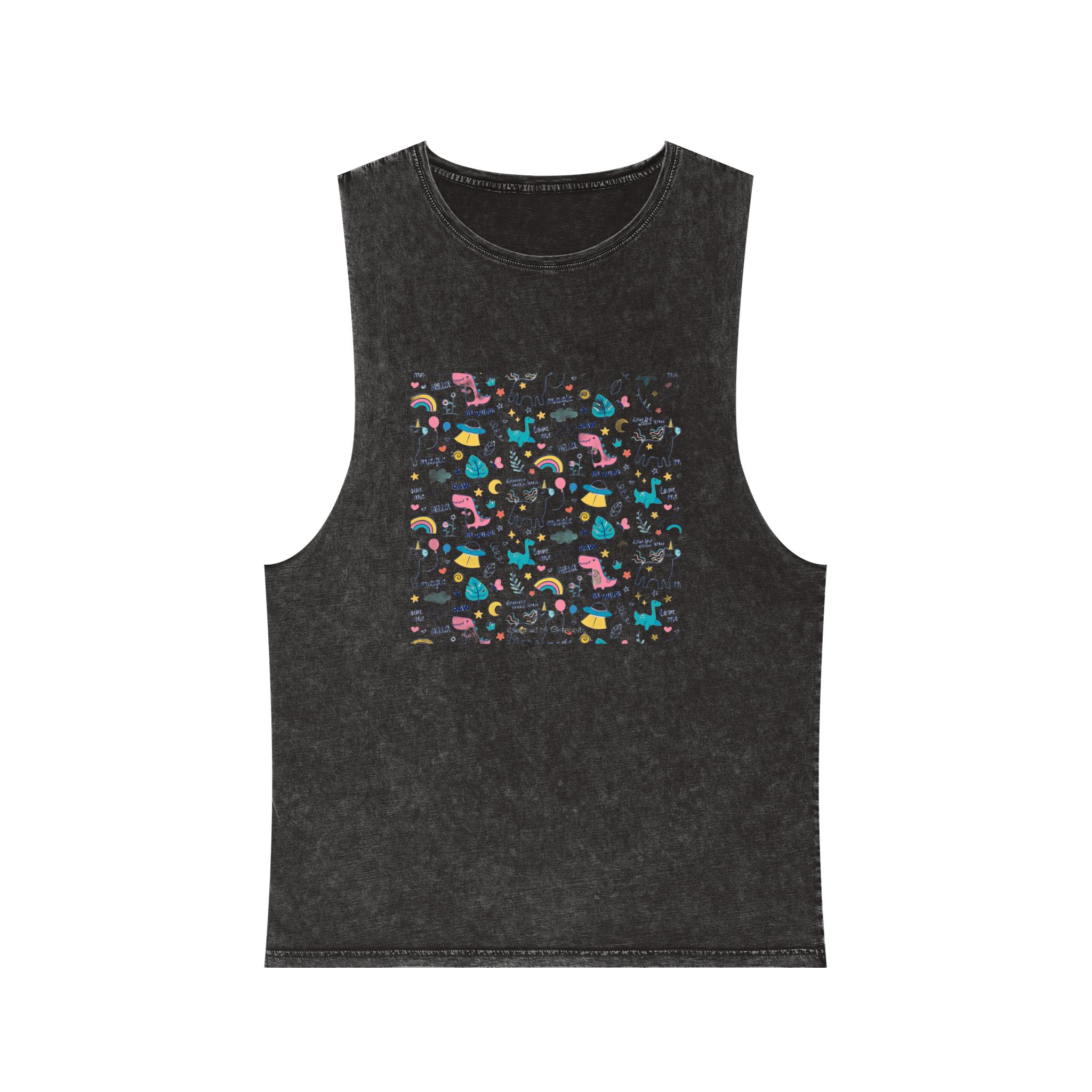 Unicorn V156 Unisex Stonewash Tank Top