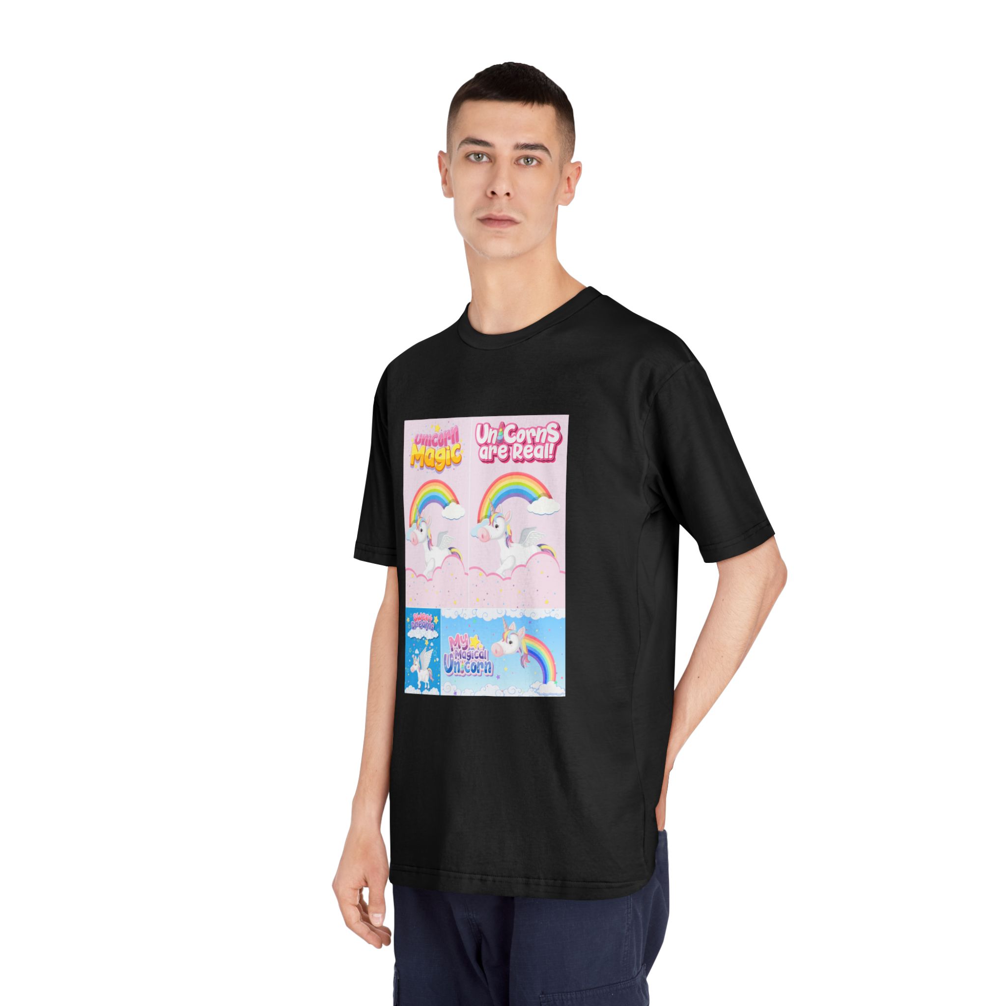 Unicorn V499 Unisex Classic Crewneck T Shirt - Image 8