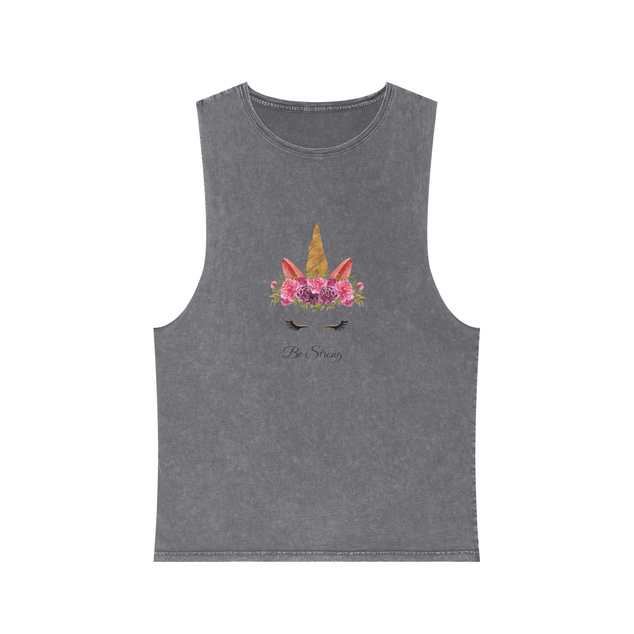 Unicorn V502 Unisex Stonewash Tank Top - Image 9