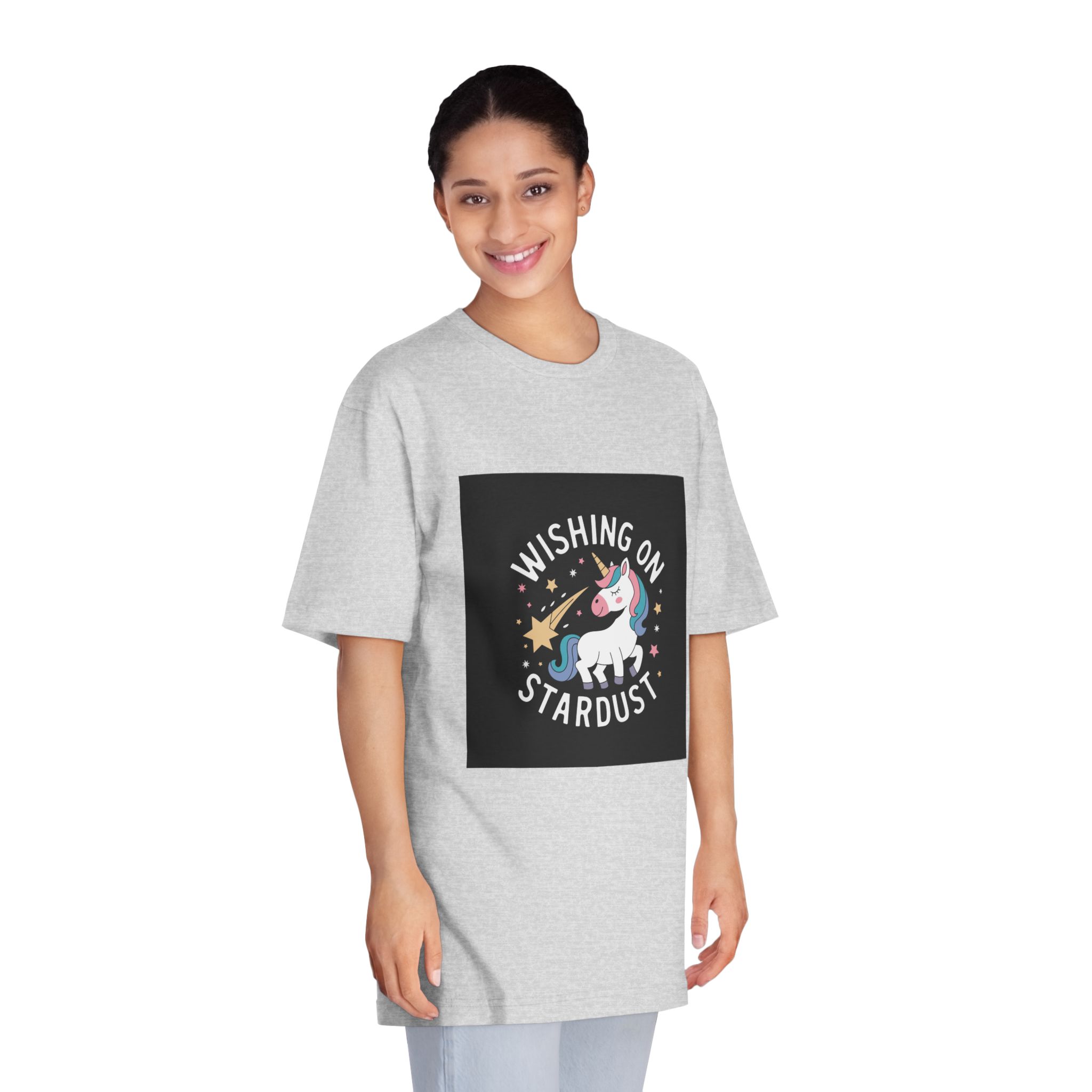 Wishing On Stardust 1 Unisex Classic Crewneck T Shirt - Image 15