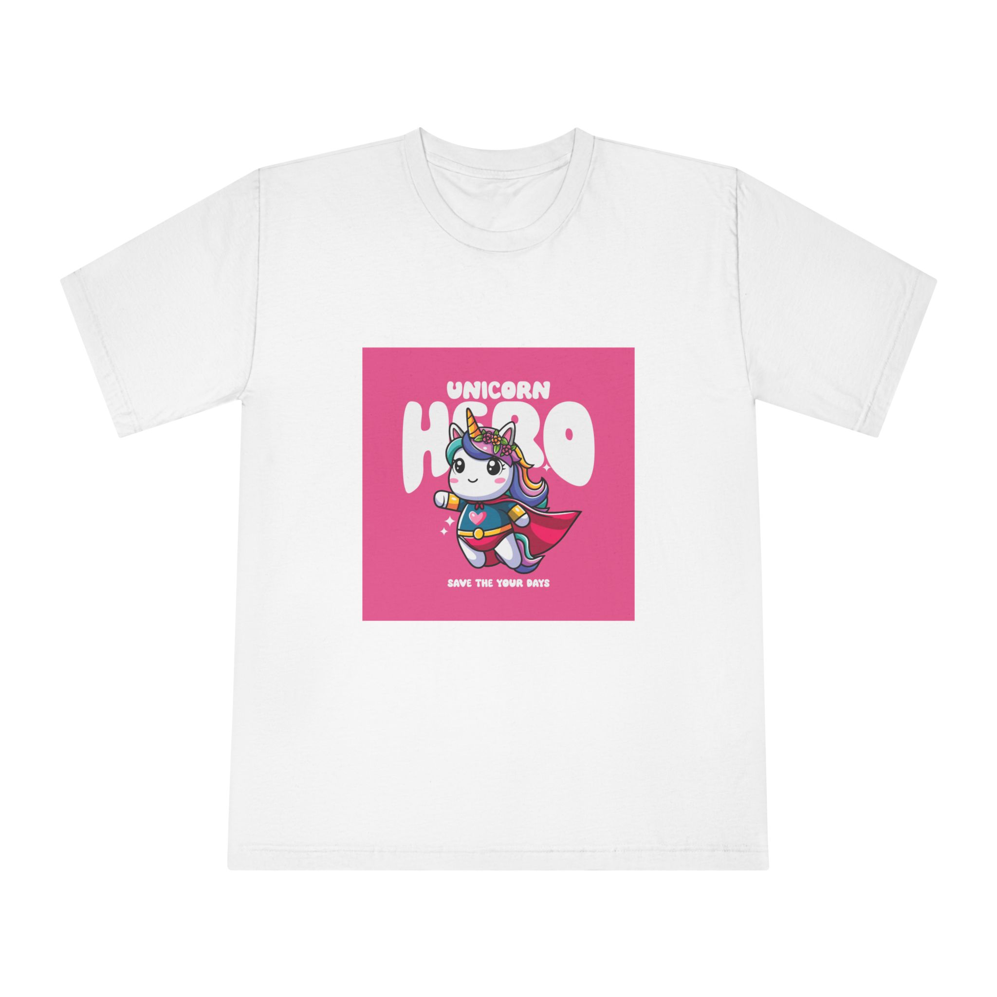 Unicorn Hero Unisex Classic Crewneck T Shirt