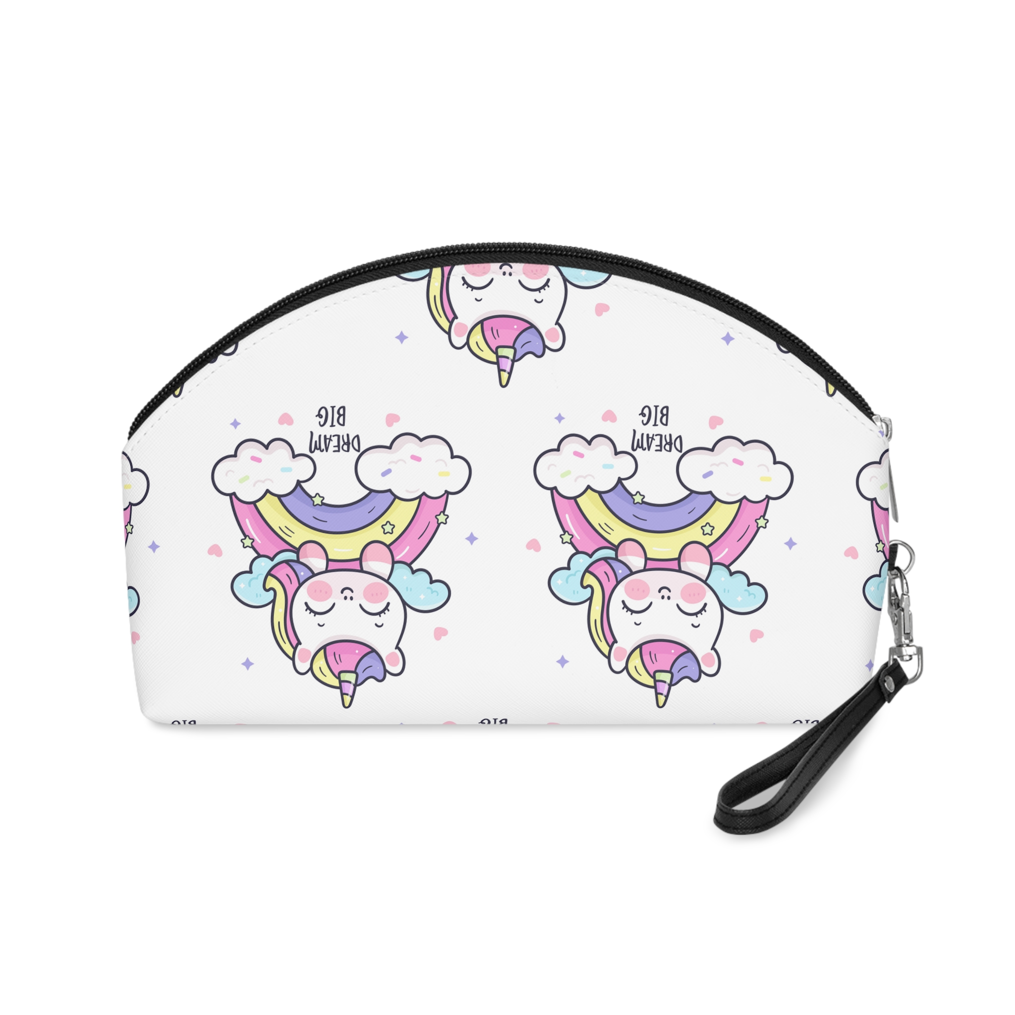 Cute Unicorn Rainbow Kawaii Animal Baby Cartoon Dream Big Makeup Bag - Image 2