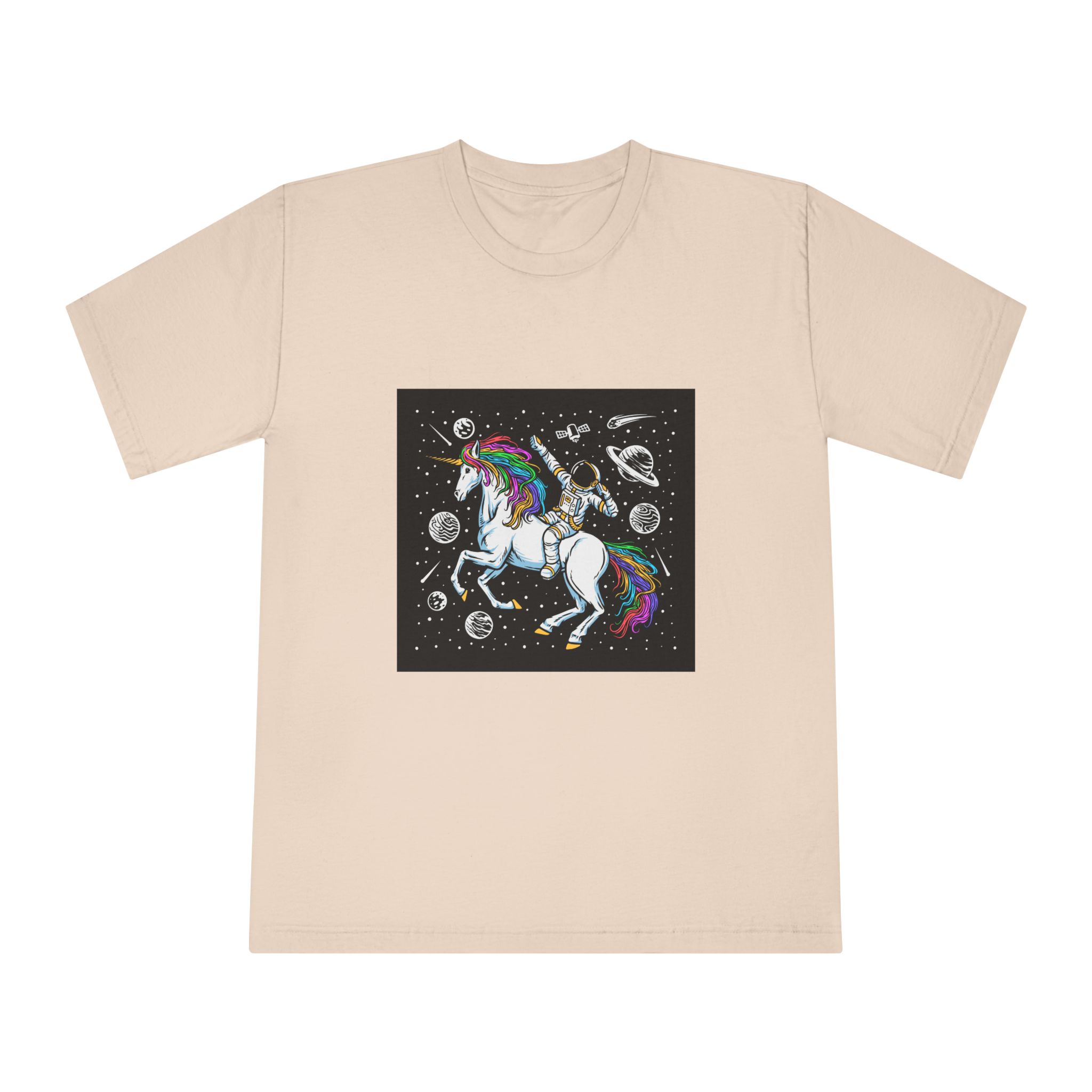 Astronaut Unicorn Unisex Classic Crewneck T Shirt - Image 9