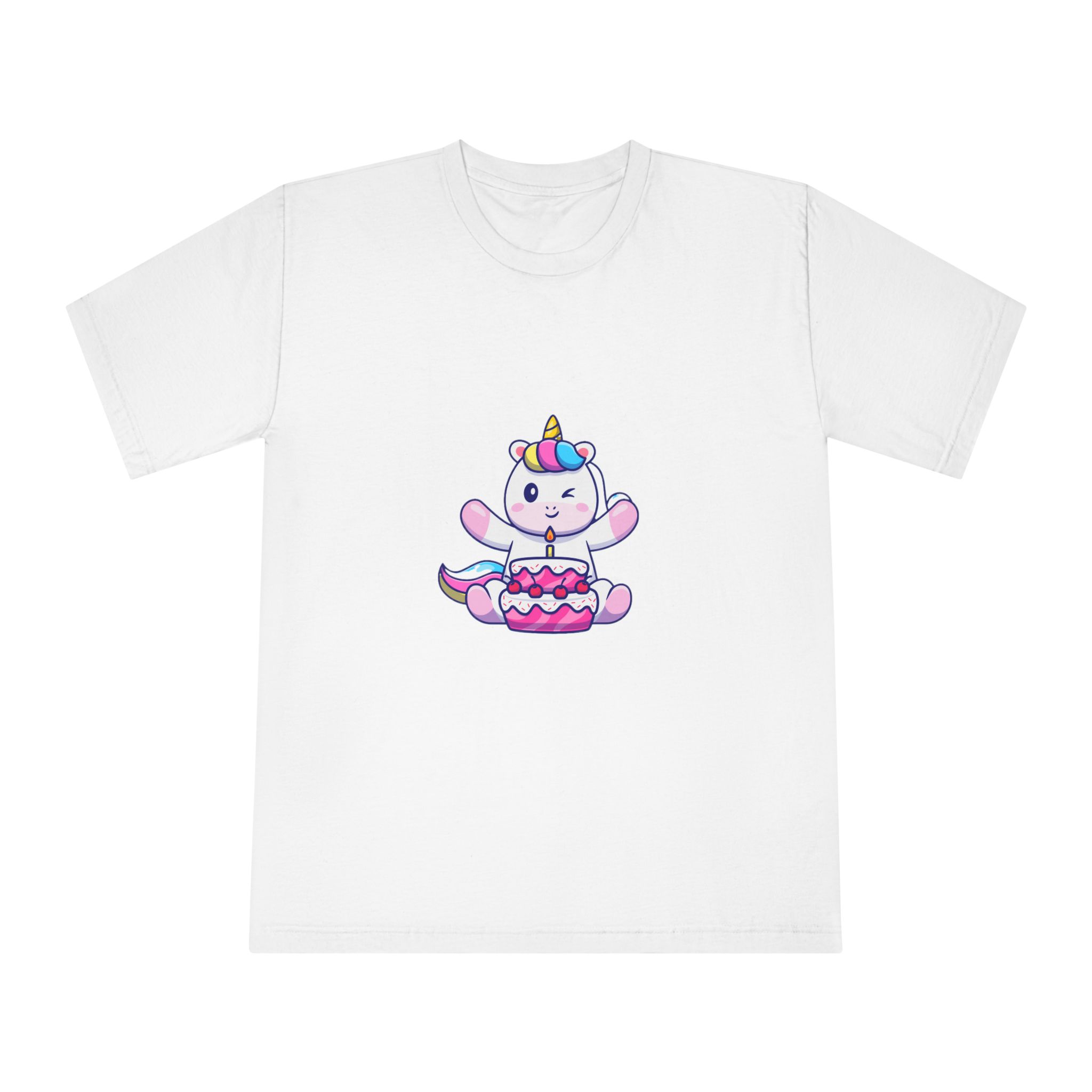 Cute Unicorn Birthday Unisex Classic Crewneck T Shirt