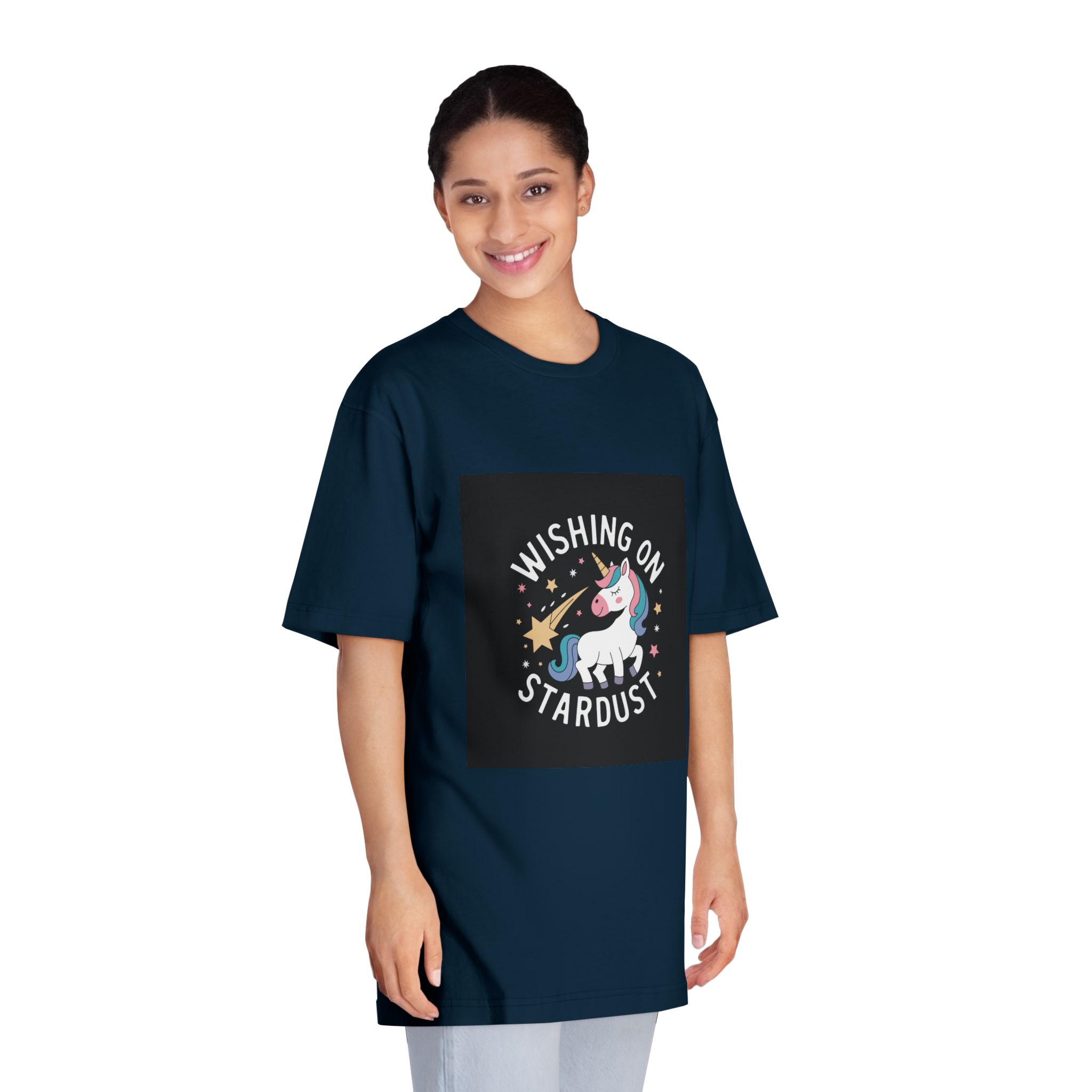 Wishing On Stardust 1 Unisex Classic Crewneck T Shirt - Image 19