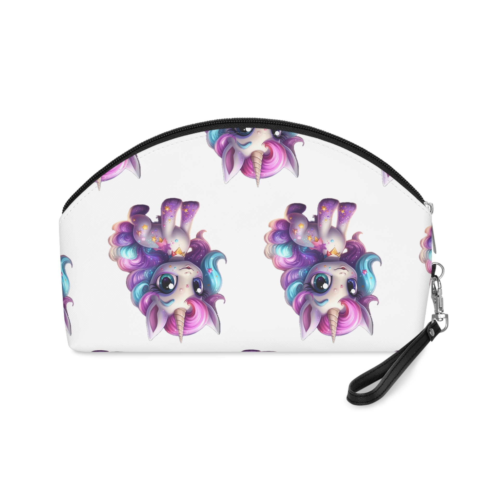 Beautiful Cute Baby Unicorn (1) Makeup Bag - Image 2