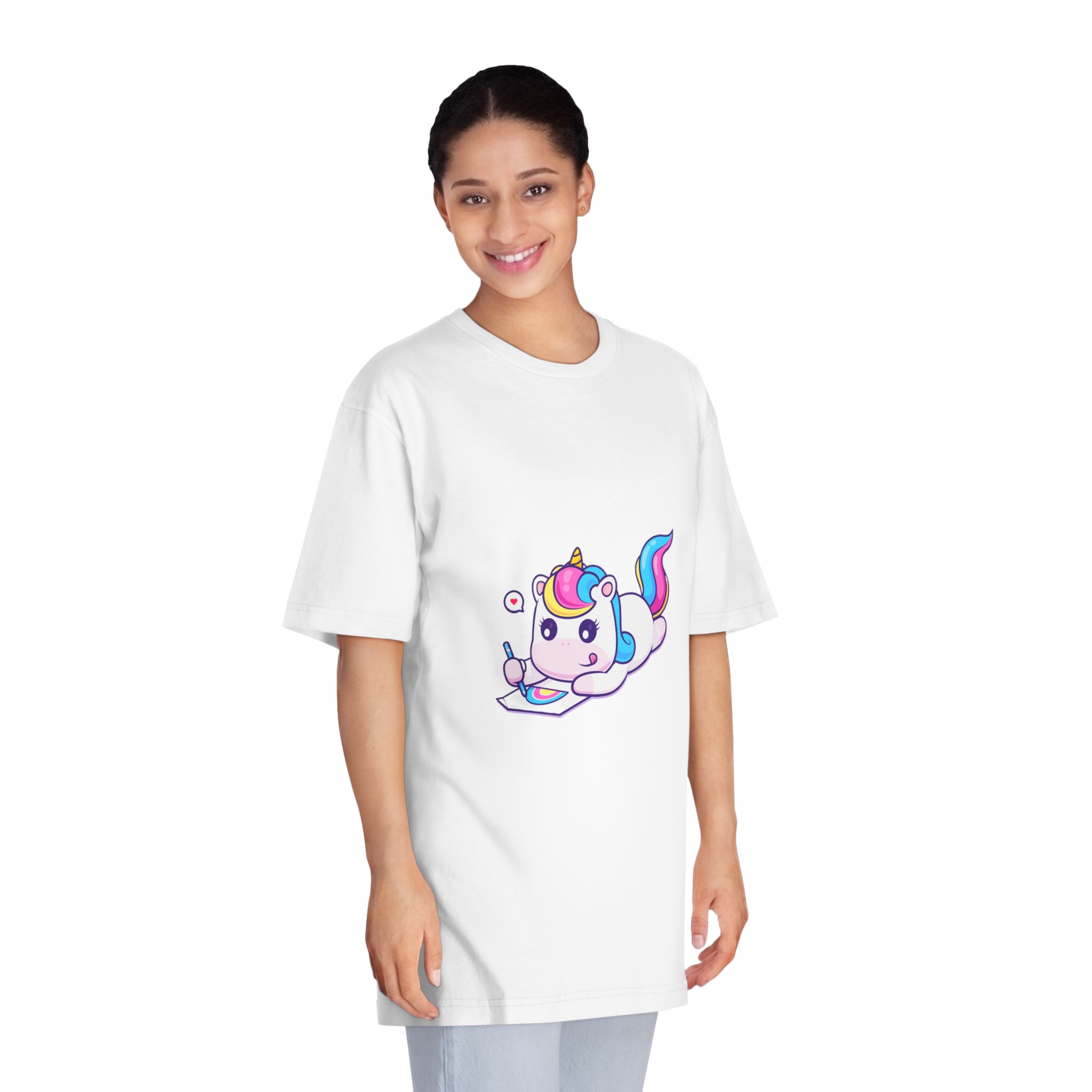 Unicorns 19 Unisex Classic Crewneck T Shirt - Image 3