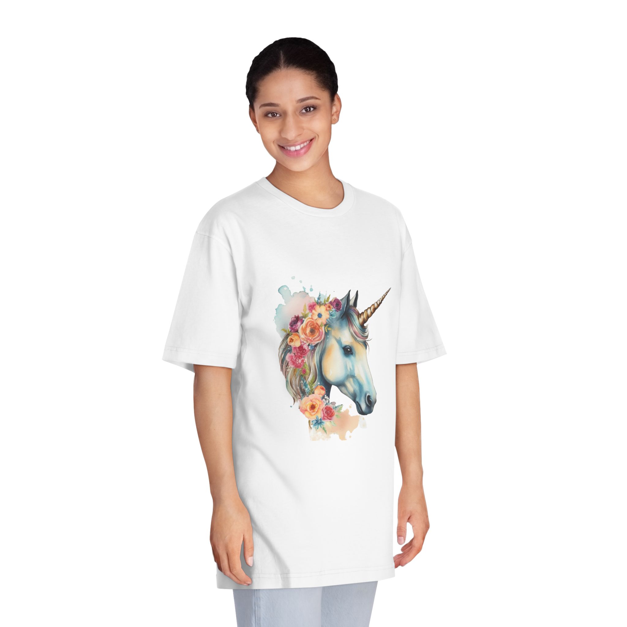 Unicorns 183 Unisex Classic Crewneck T Shirt - Image 3