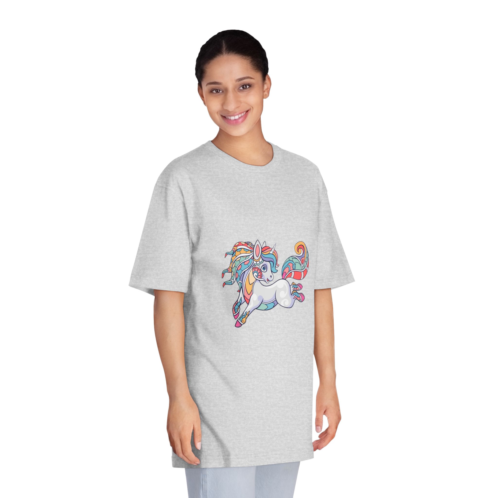 Unicorn V871 Unisex Classic Crewneck T Shirt - Image 15