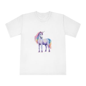 Cute Watercolor Unicorn Illustration Ai Generativexa Unisex Classic Crewneck T Shirt