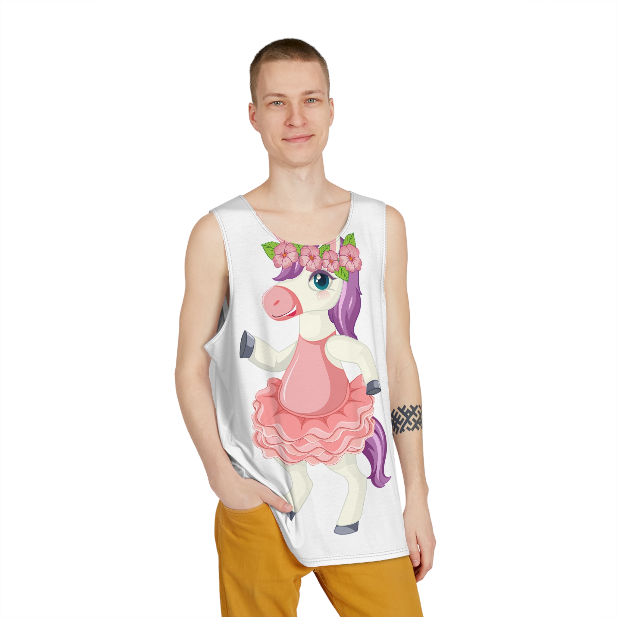 Unicorn V437 Mens Tank Aop - Image 3