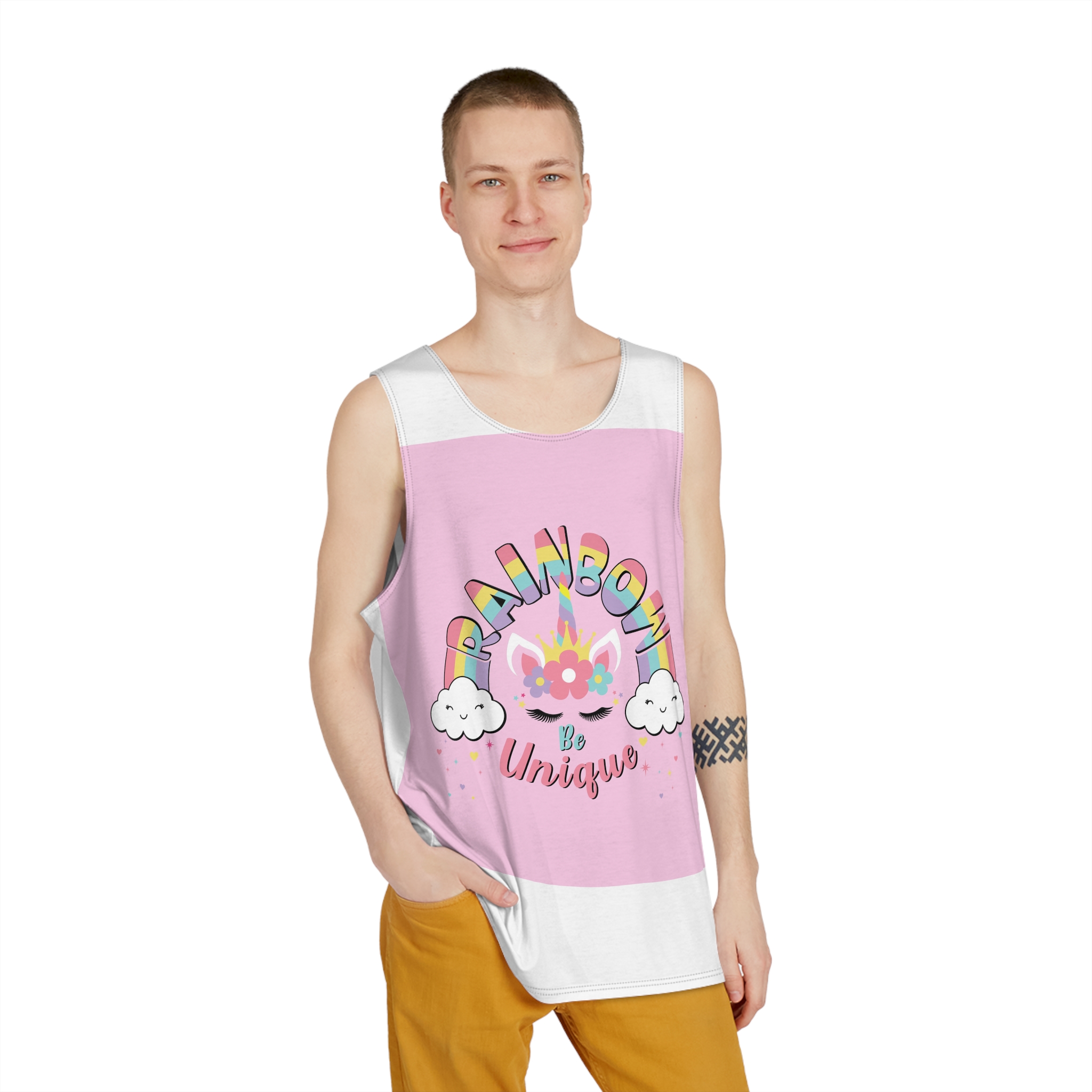 Original Design A571D1 Mens Tank Aop - Image 3