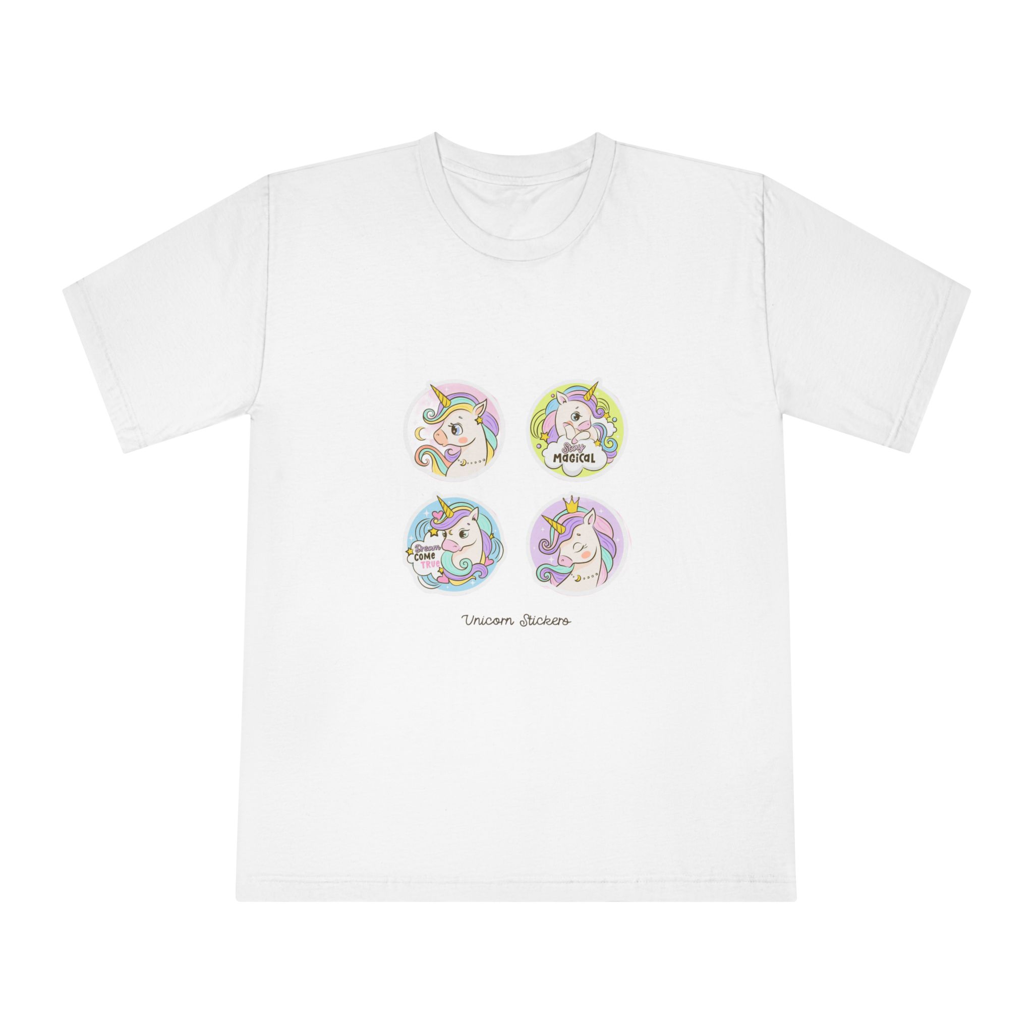 Unicorn V763 Unisex Classic Crewneck T Shirt