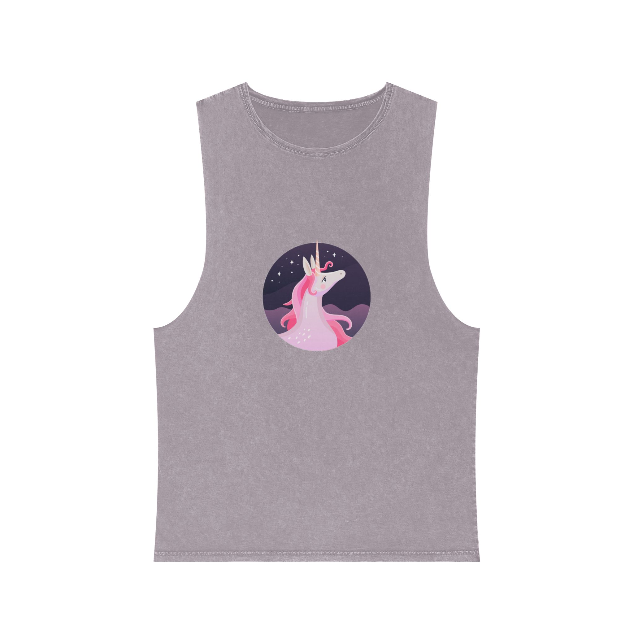 Unicorn Copia Unisex Stonewash Tank Top - Image 17