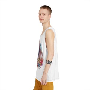Watercolor Unicorn With Floral Crown Fotor Bg Remover 2023120317822 Mens Tank Aop