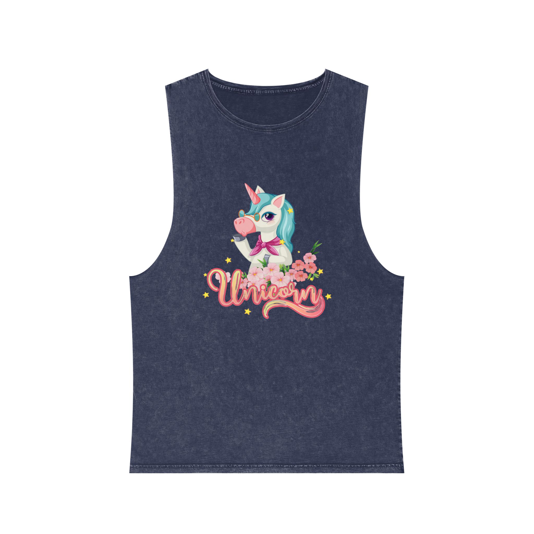 Unicorn V442 Unisex Stonewash Tank Top - Image 13